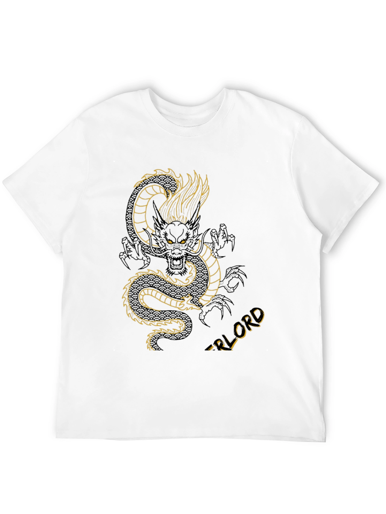 Black Dragon Lord Black T-Shirt view 12
