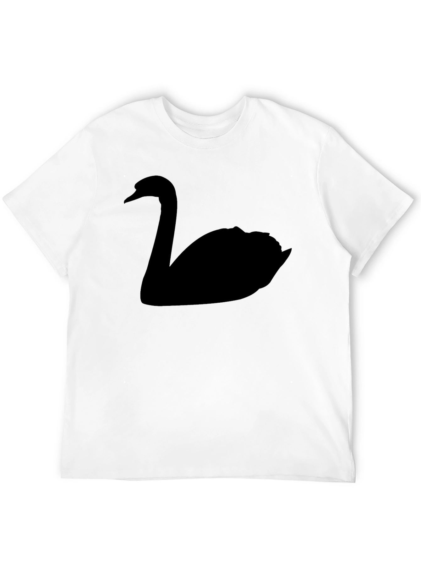 Black Black Swan Graphic T-Shirt - Unique Animal Design view 12