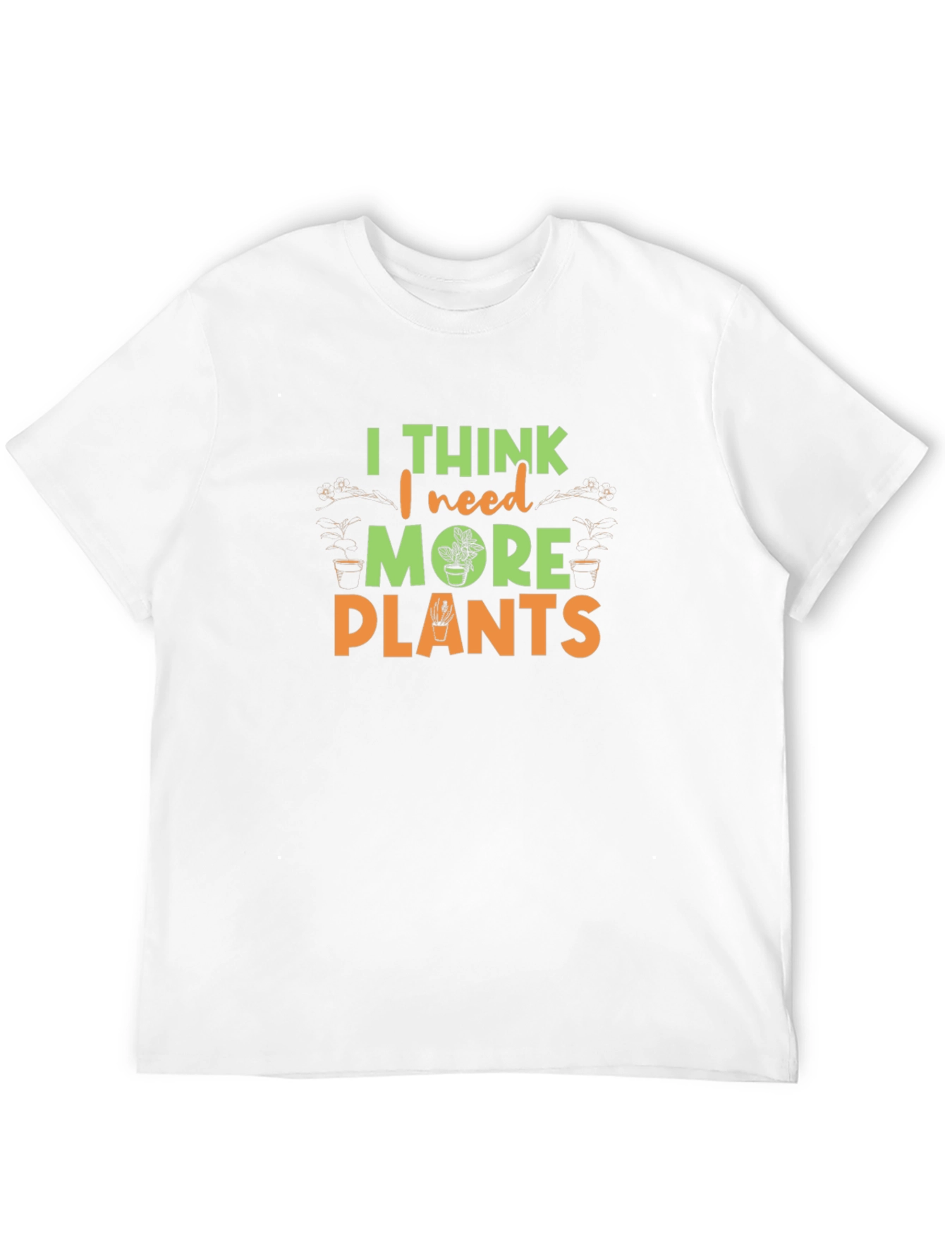 Black I Think I Need More Plants Graphic Tee view 12