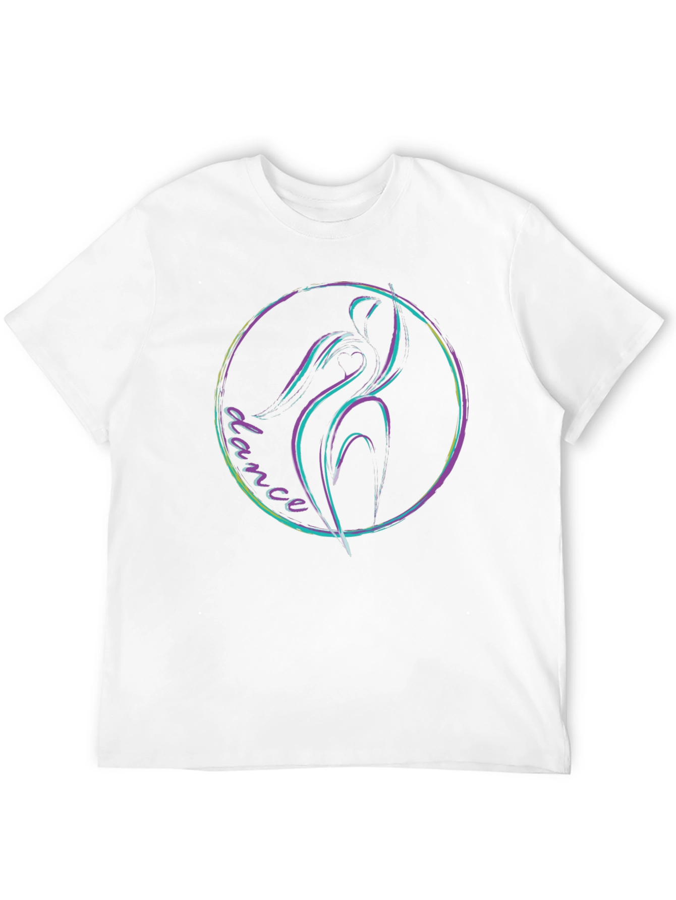 Black Dance Graphic Crew Neck T-Shirt view 12