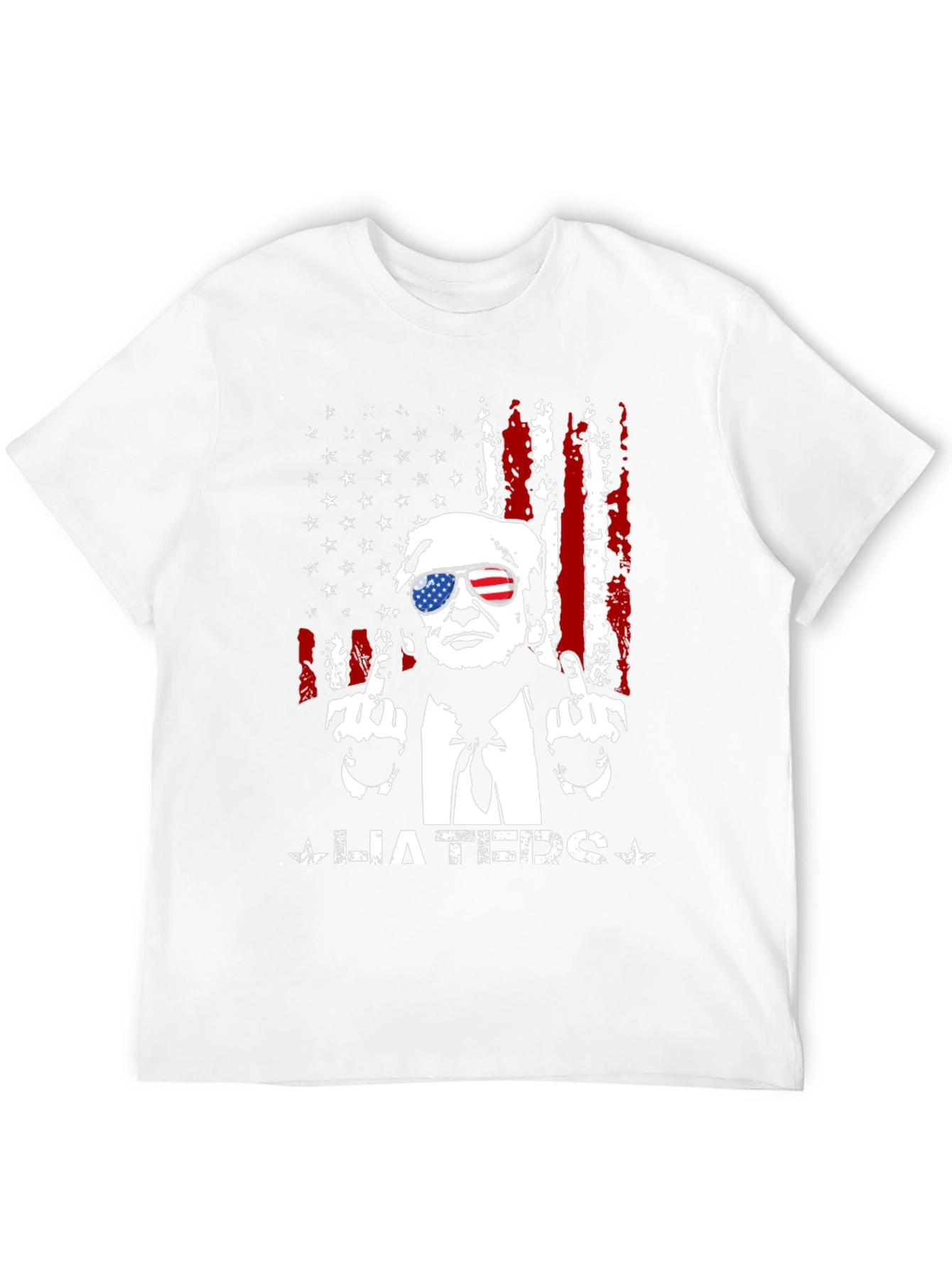 Black Trump Haters Graphic T-Shirt - Patriotic Design view 12