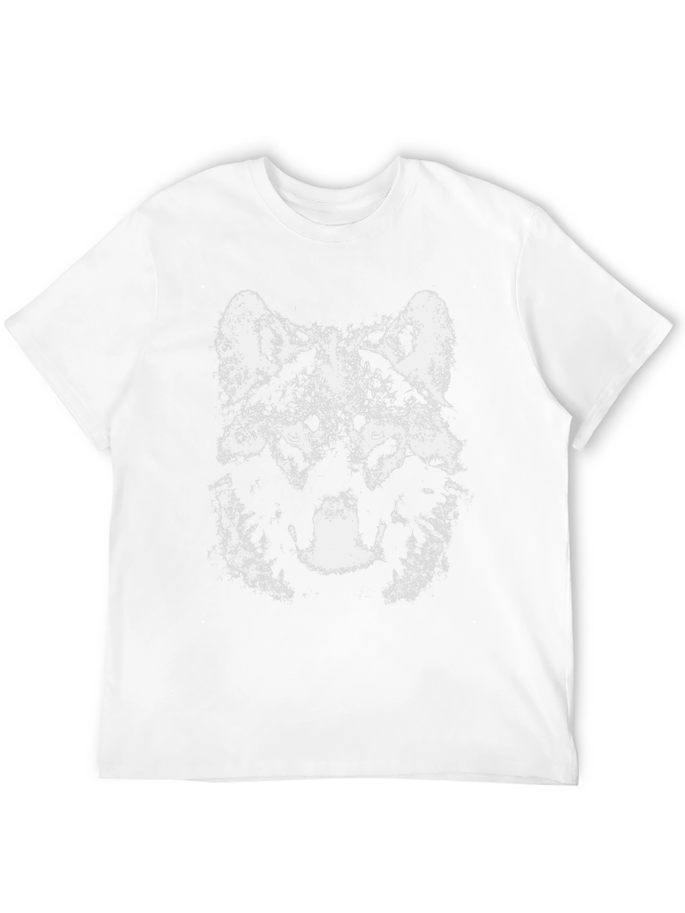 Wolf Graphic Tee - Black Cotton T-Shirt - 12