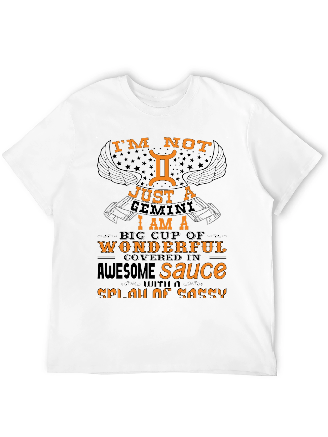 I'm Not Just A Gemini Black T-Shirt - 12