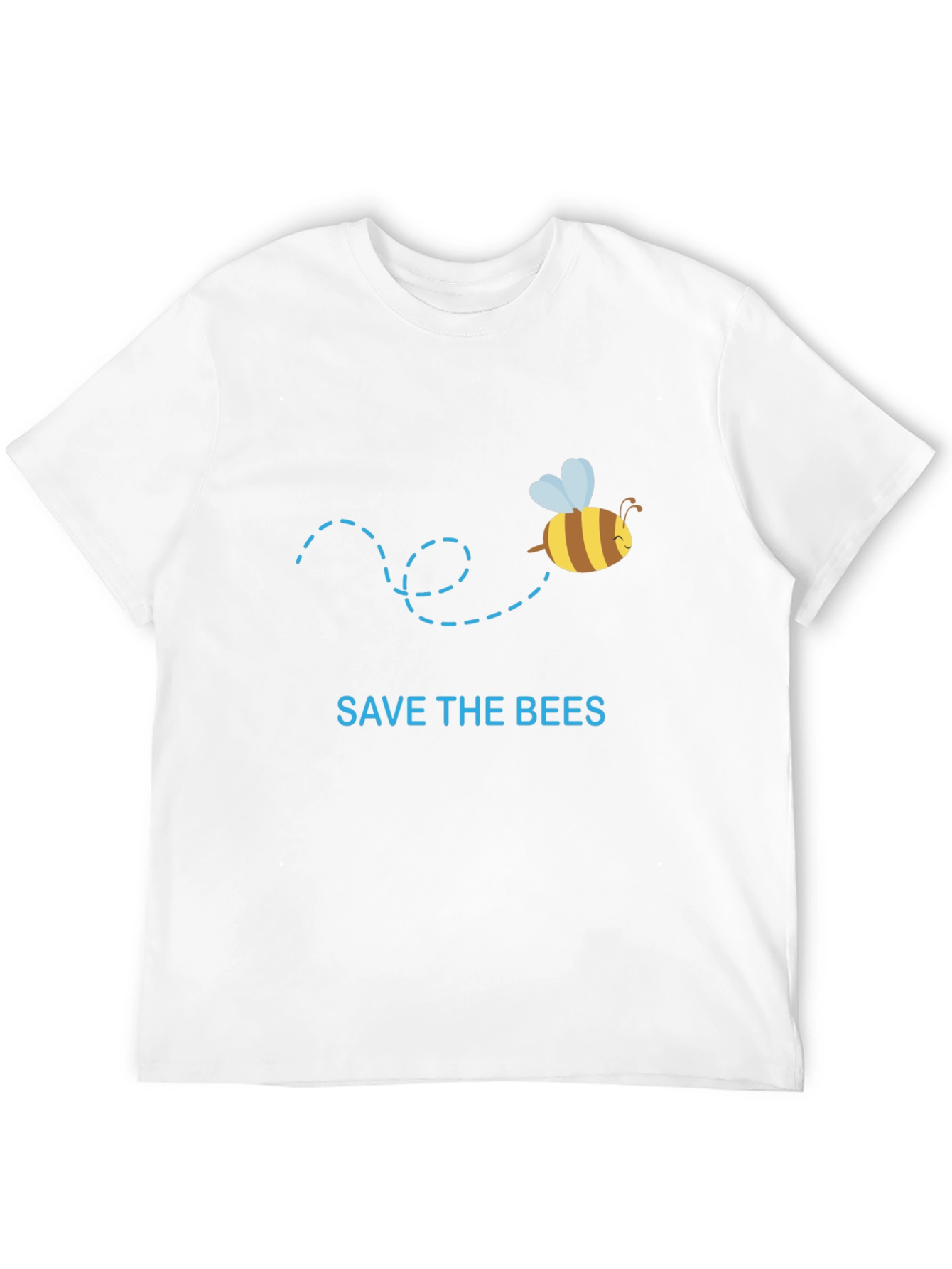 Black Save the Bees Graphic Tee - Black Cotton T-Shirt view 12