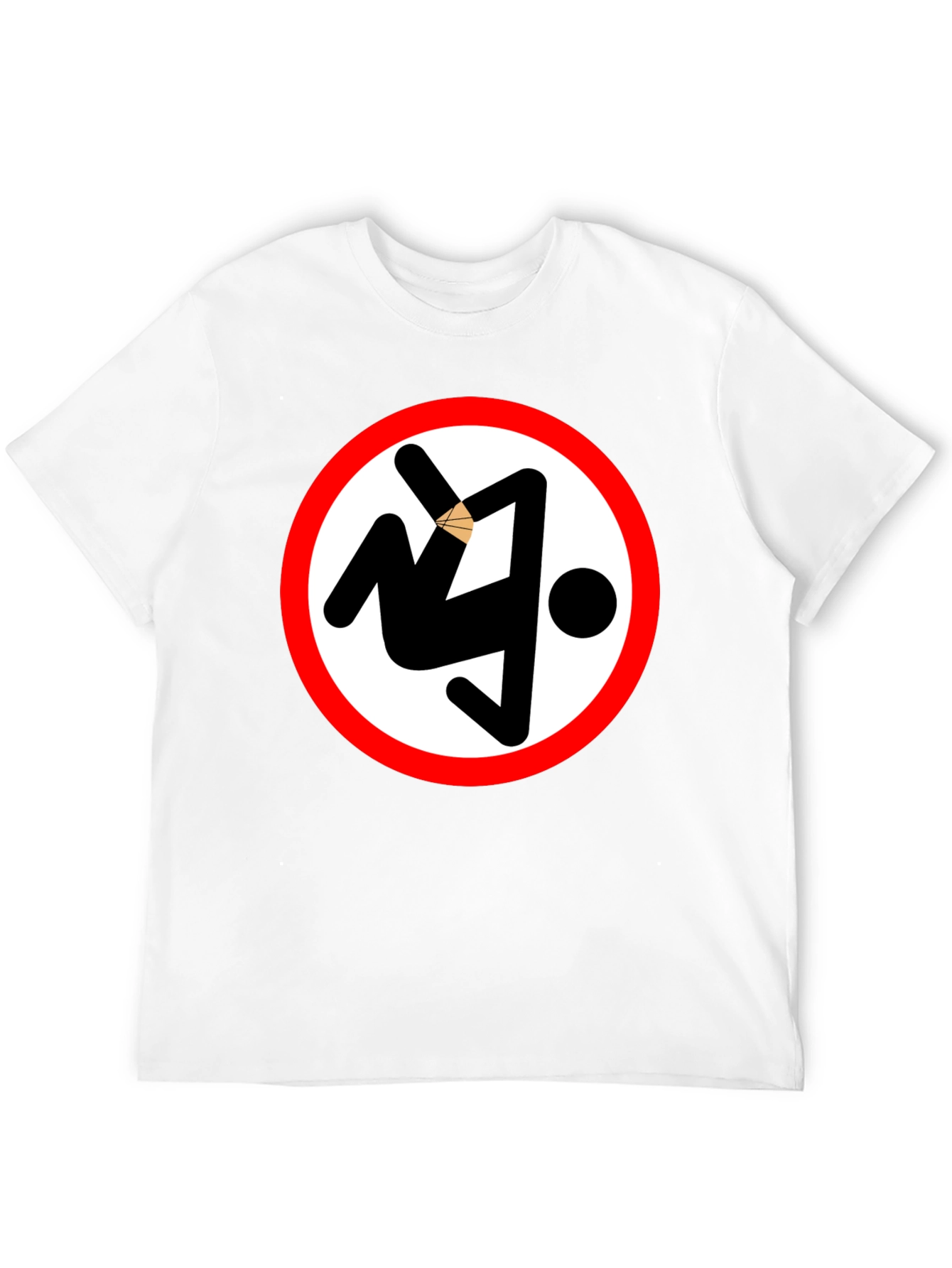 Black Anti-Woke T-Shirt: Gravity Defiance Symbol view 12