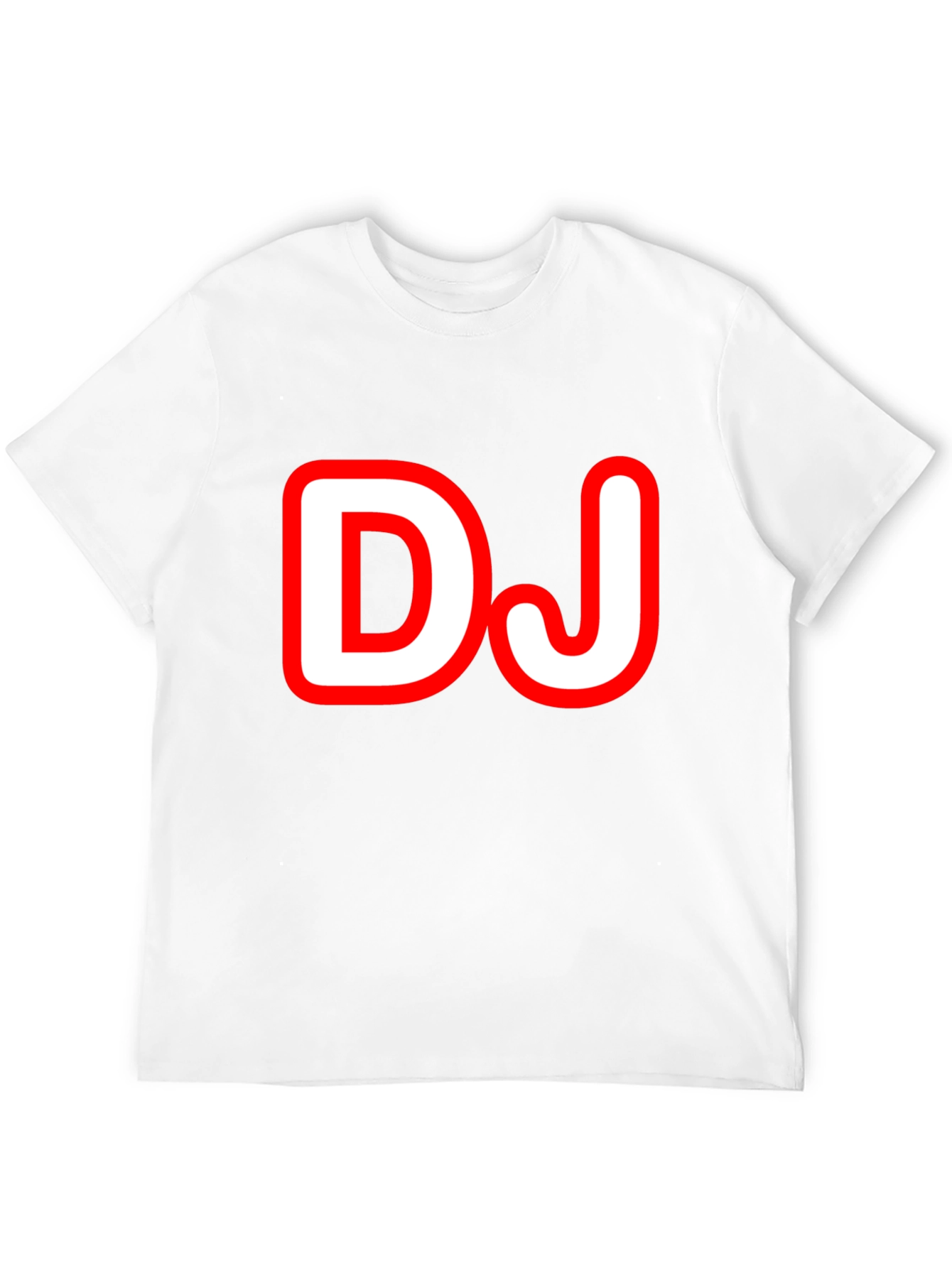 Black DJ Graphic Tee - Black Cotton T-Shirt view 12