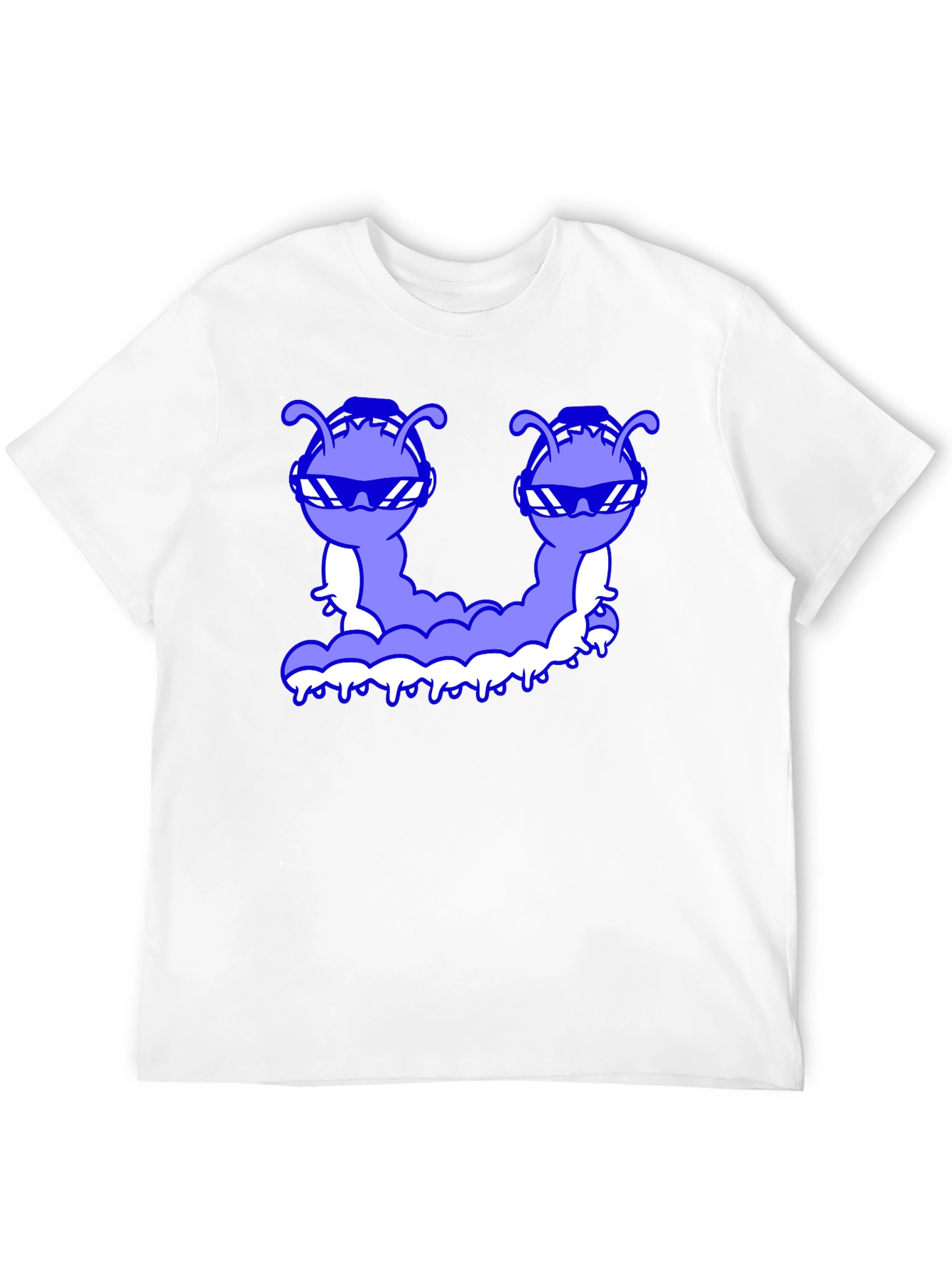 Black Cool Caterpillar Graphic Tee - Black view 12