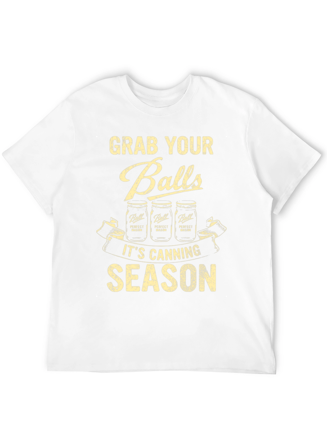 Black Grab Your Balls Canning Season Graphic Tee view 12