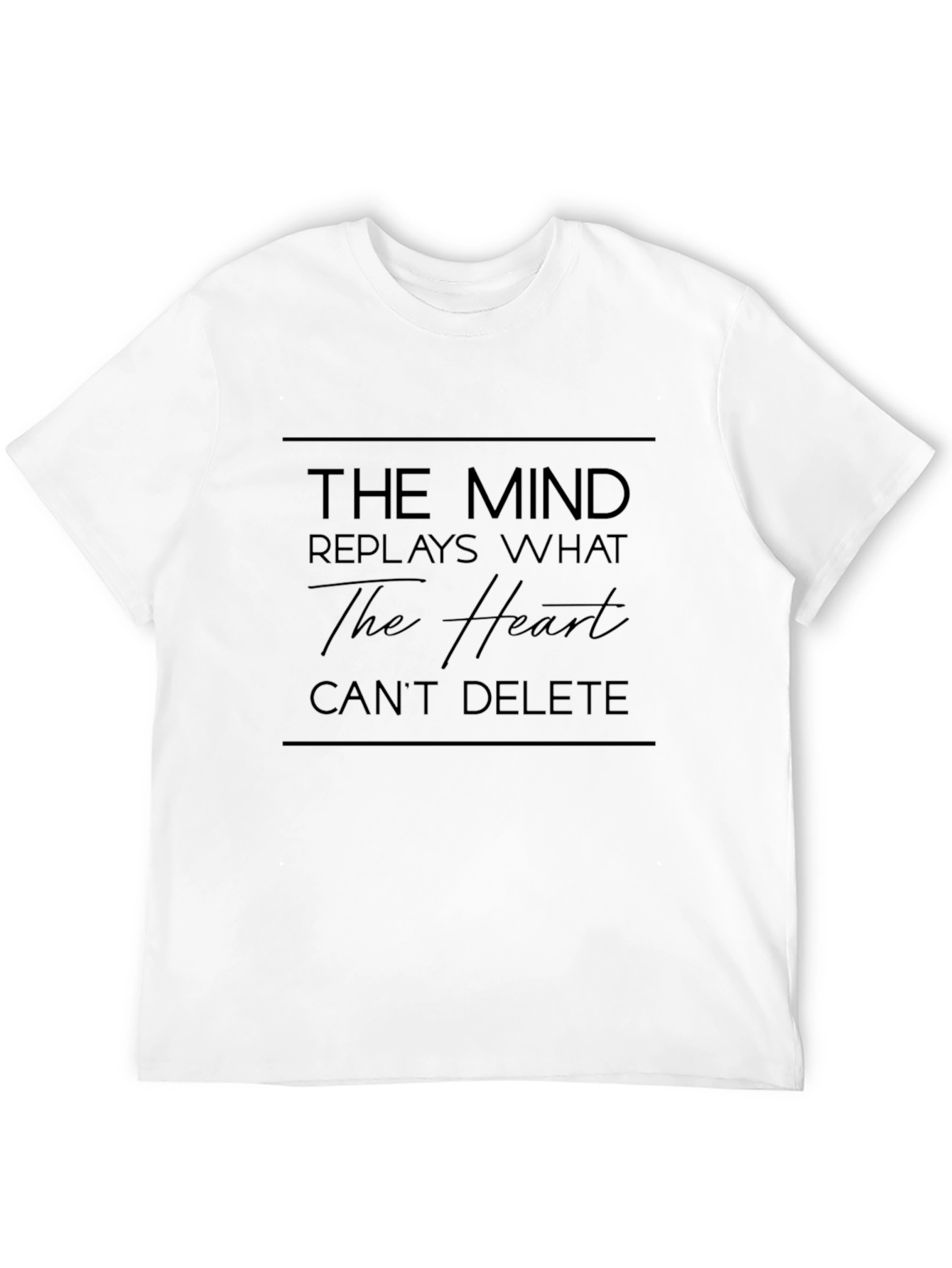 Black The Mind Replays T-Shirt view 12