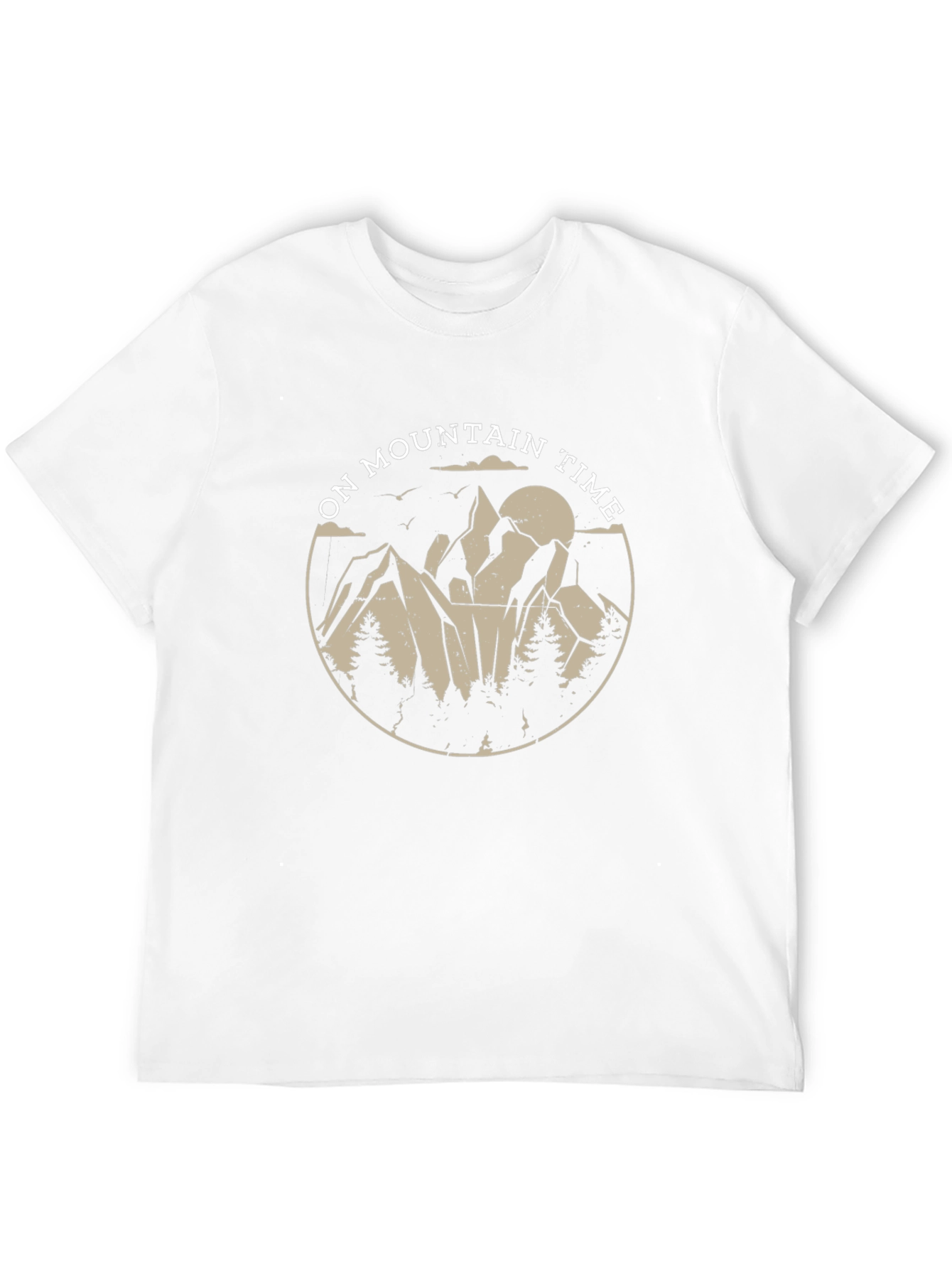 Black Mountain Time Graphic Tee - Black Crew Neck view 12