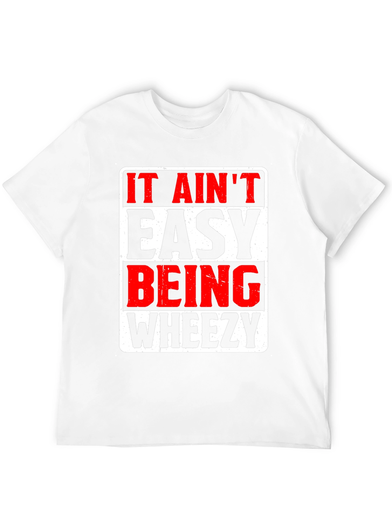 Black It Ain't Easy Being Wheezy Graphic T-Shirt view 12
