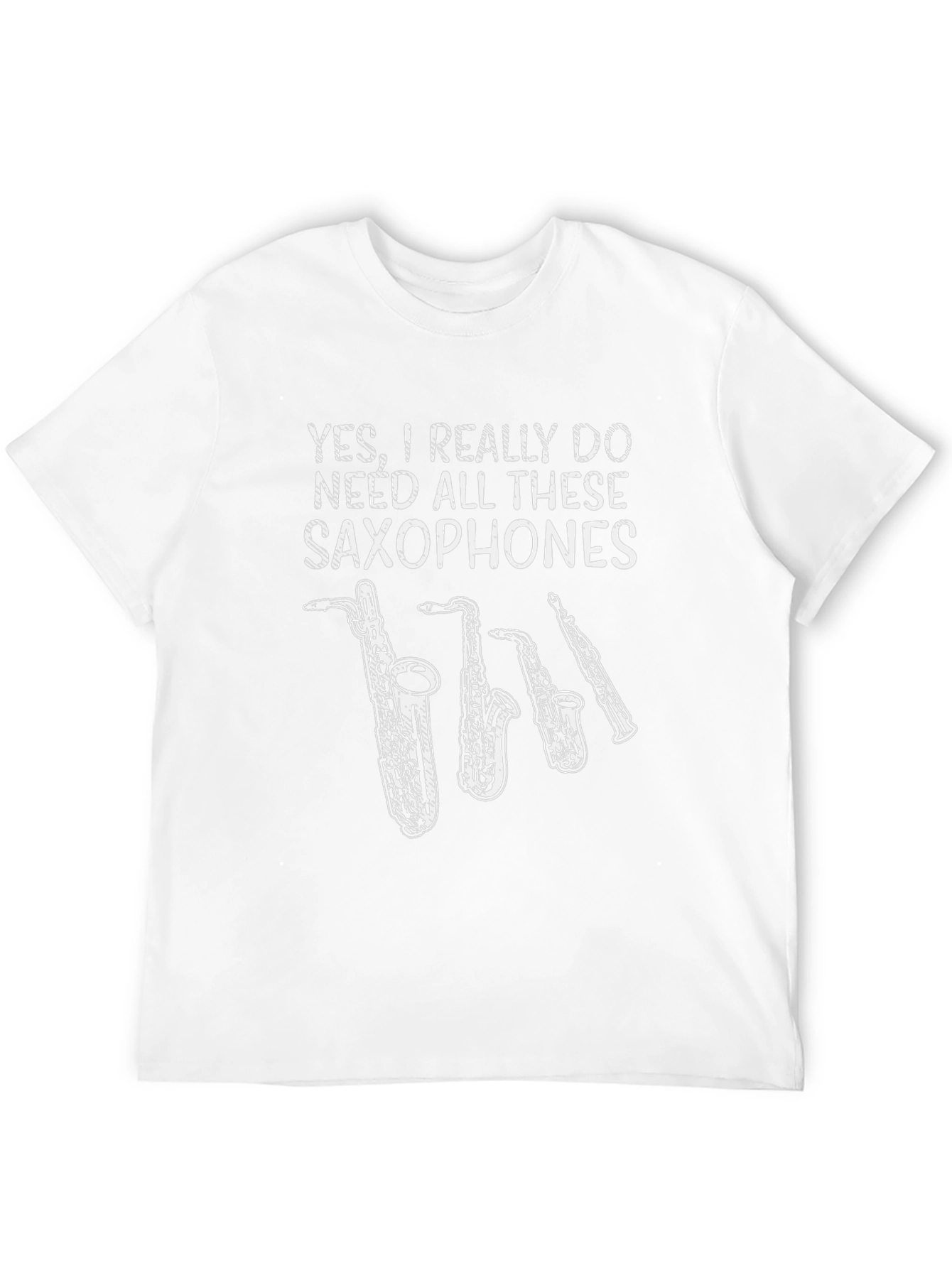 Black Saxophone Lover T-Shirt - Music Gift view 12