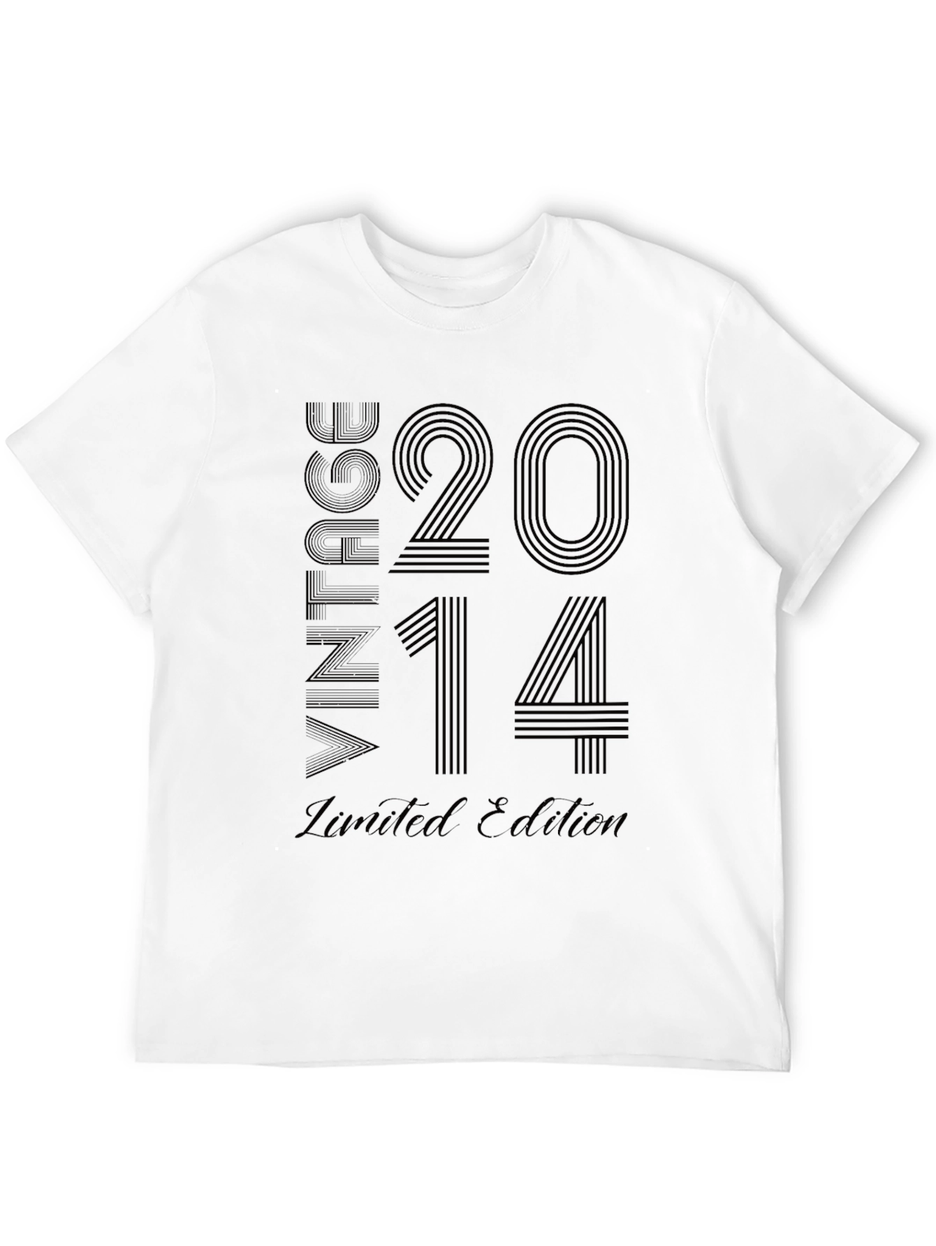Black Vintage 2014 Limited Edition Black T-Shirt view 12