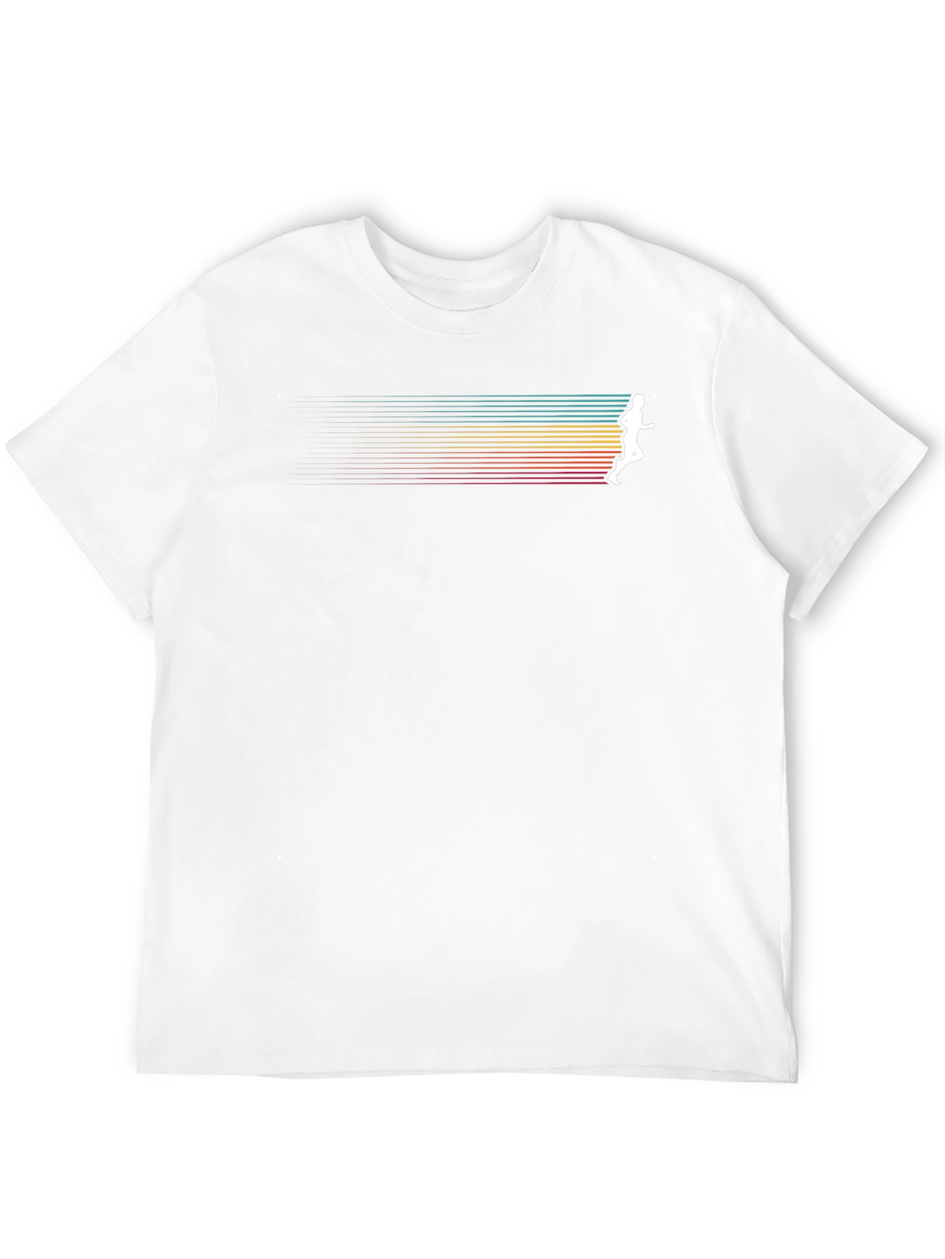 Black Retro Runner Graphic T-Shirt view 12