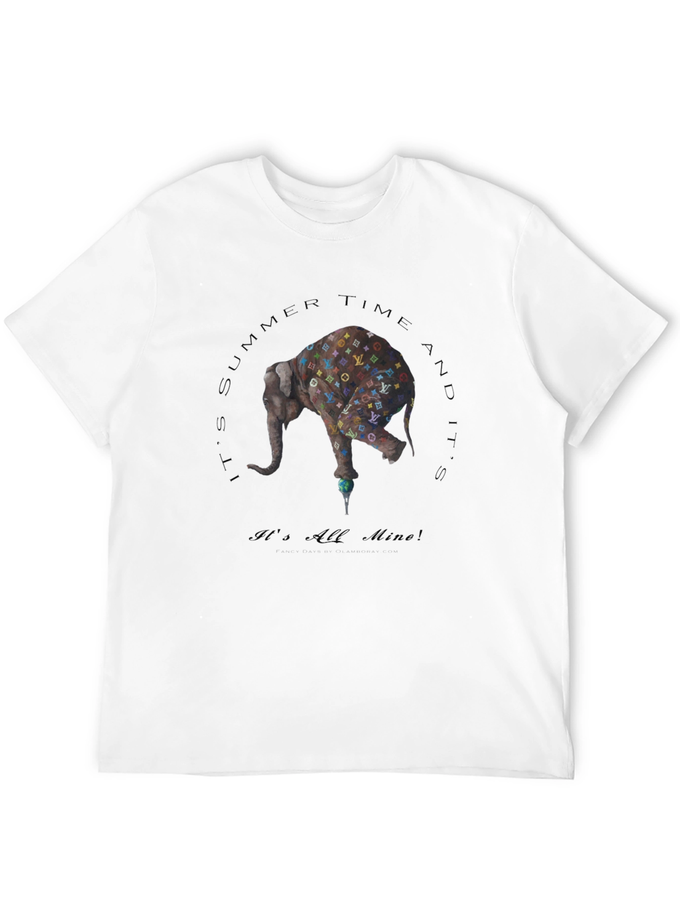 Black Elephant "It's All Mine" Graphic T-Shirt view 12