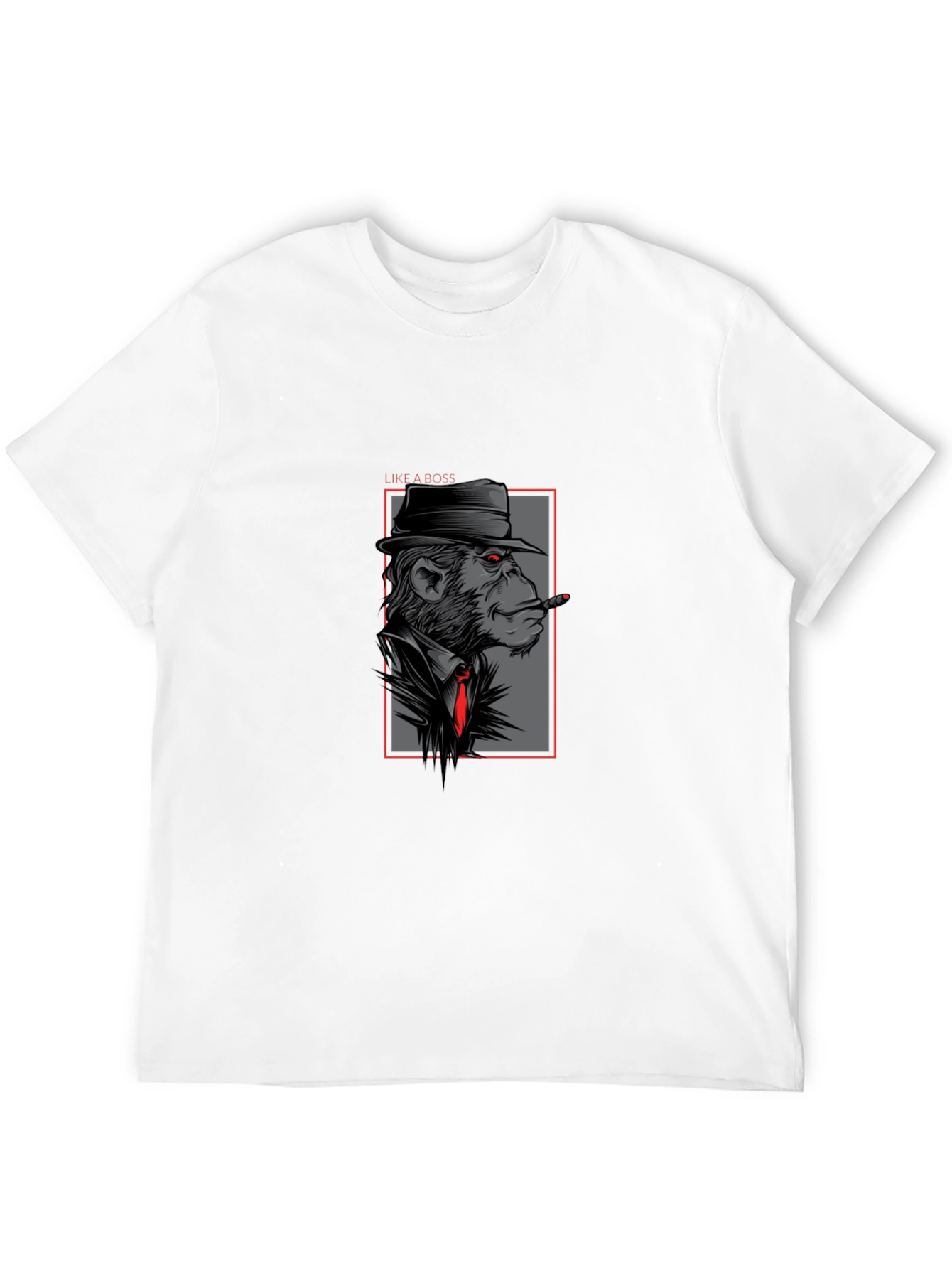 Black Monkey Mafia Boss Graphic T-Shirt view 12
