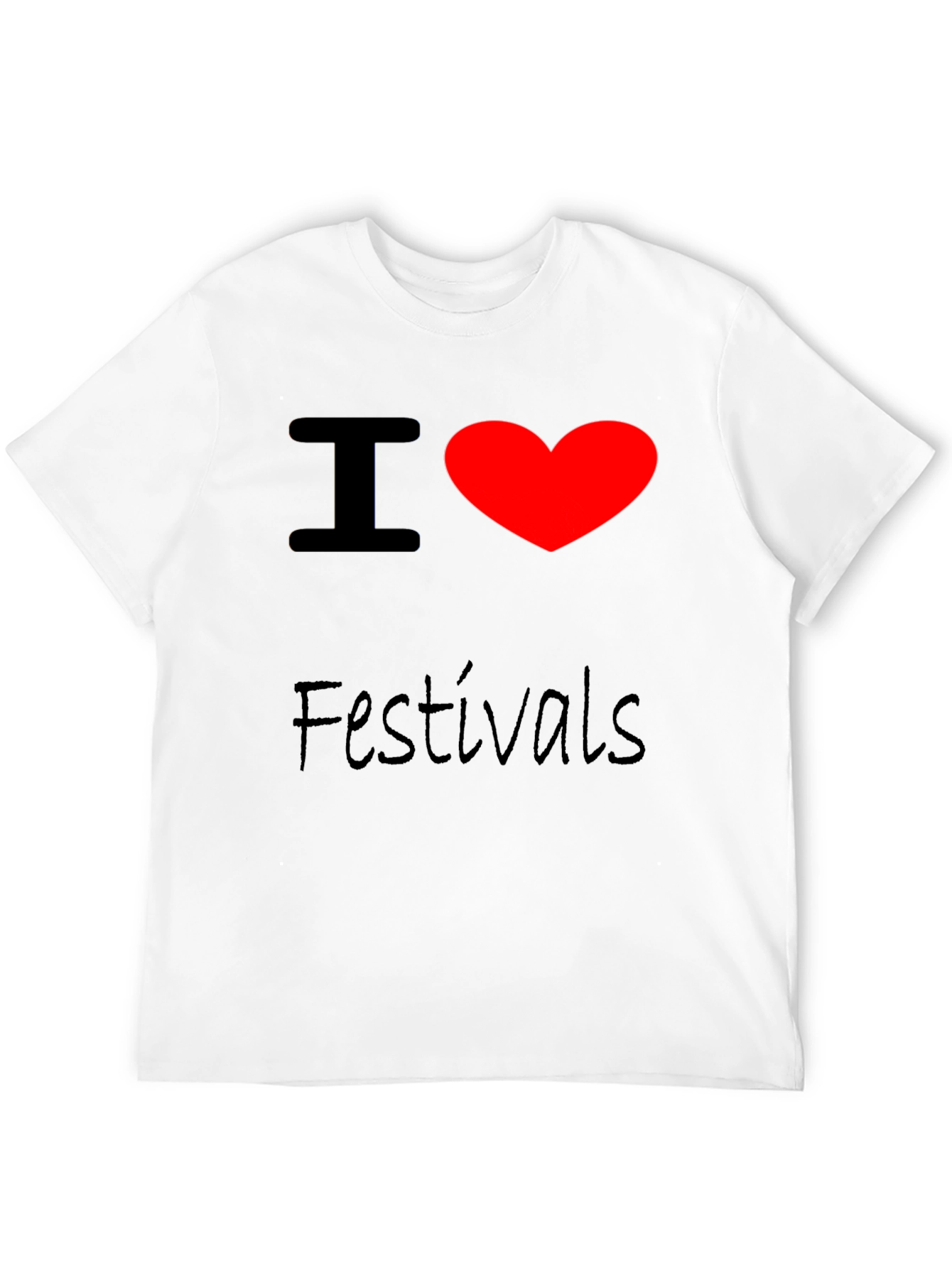 I Heart Festivals Black T-Shirt - 12
