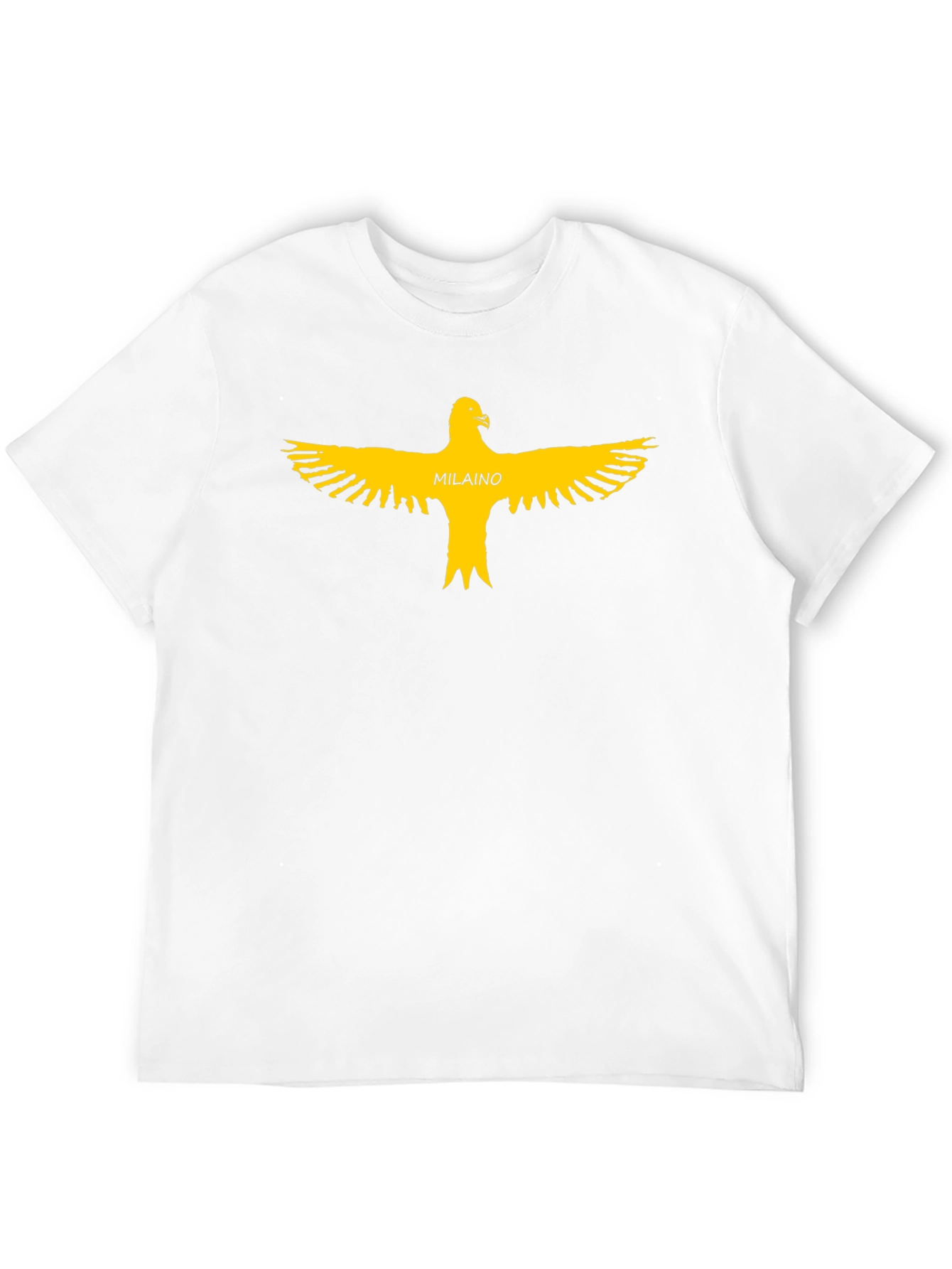 Black Black T-Shirt with Yellow Bird Milano Graphic view 12