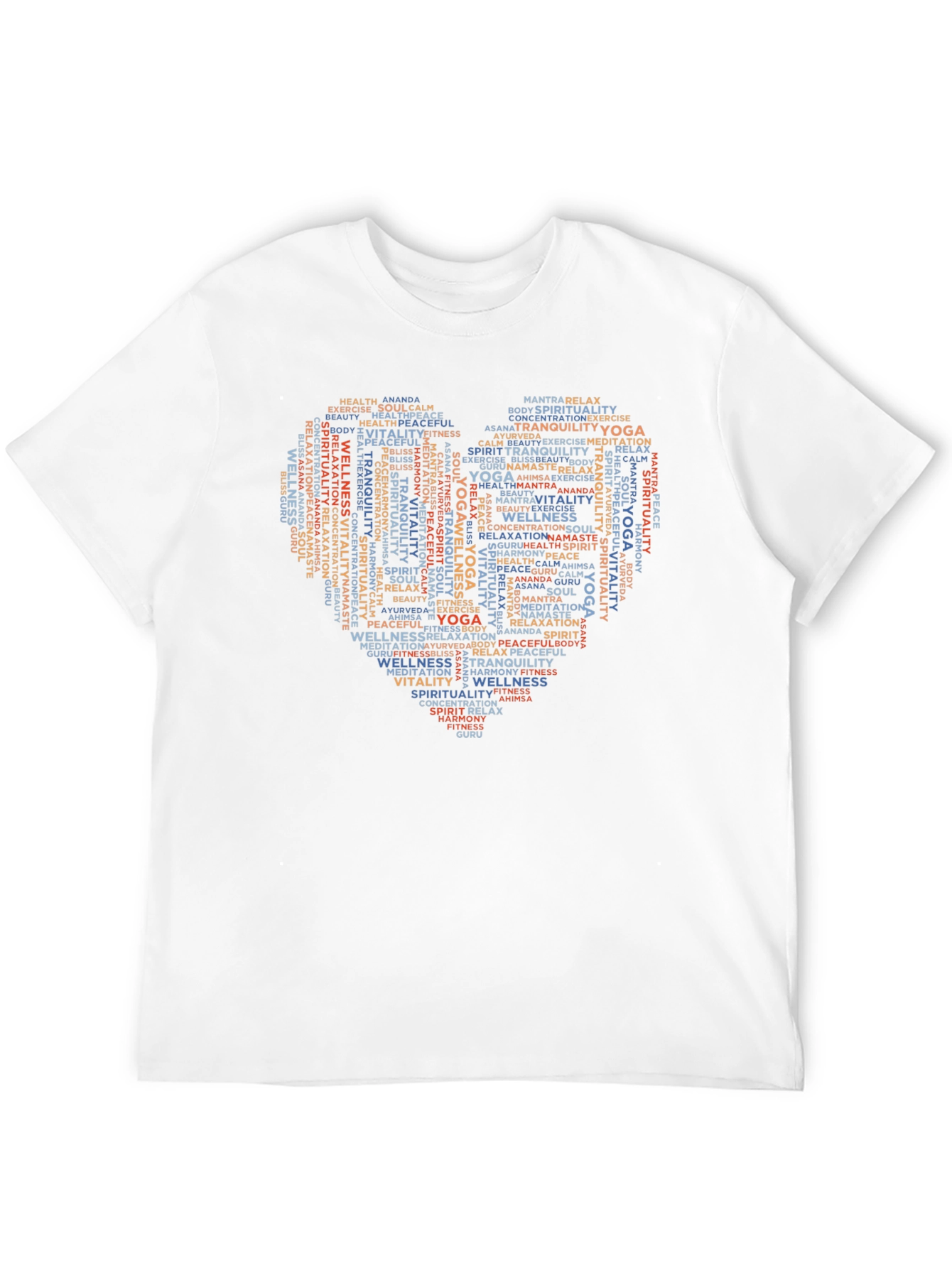 Yoga Heart T-Shirt - Wellness & Spirituality Design - 12