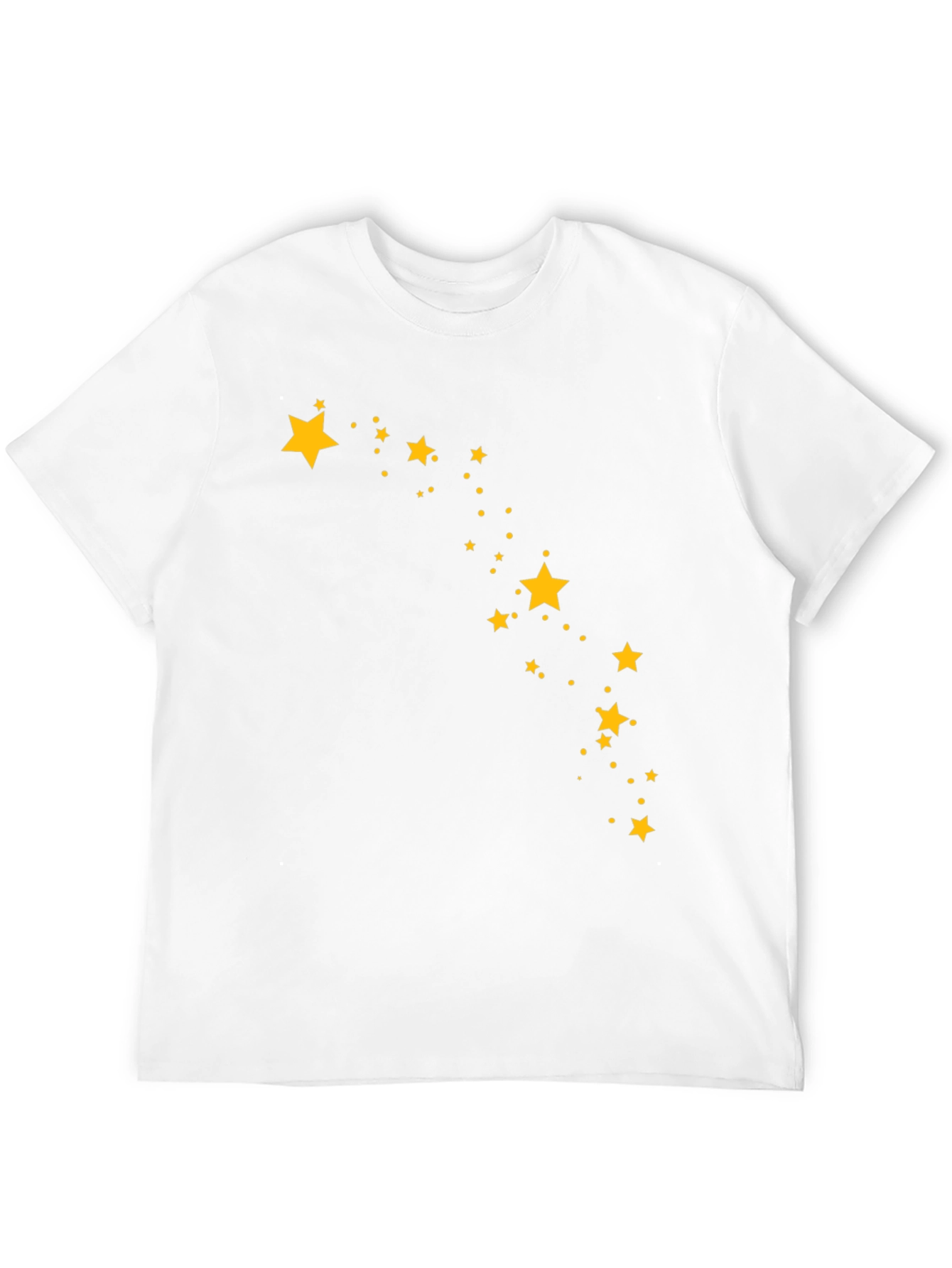 Black Black T-Shirt with Starry Design view 12