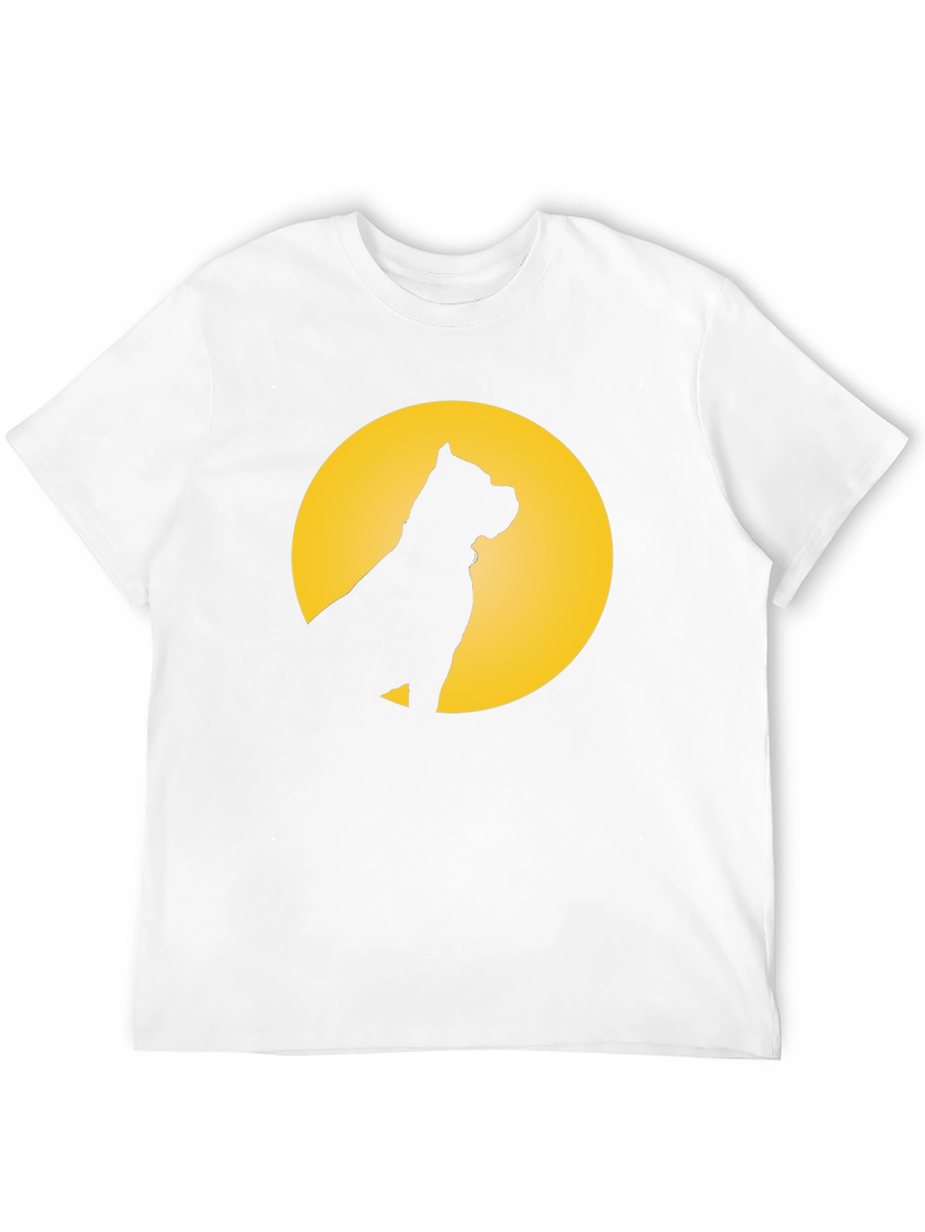 Black Dog Silhouette Graphic Tee - Black view 12