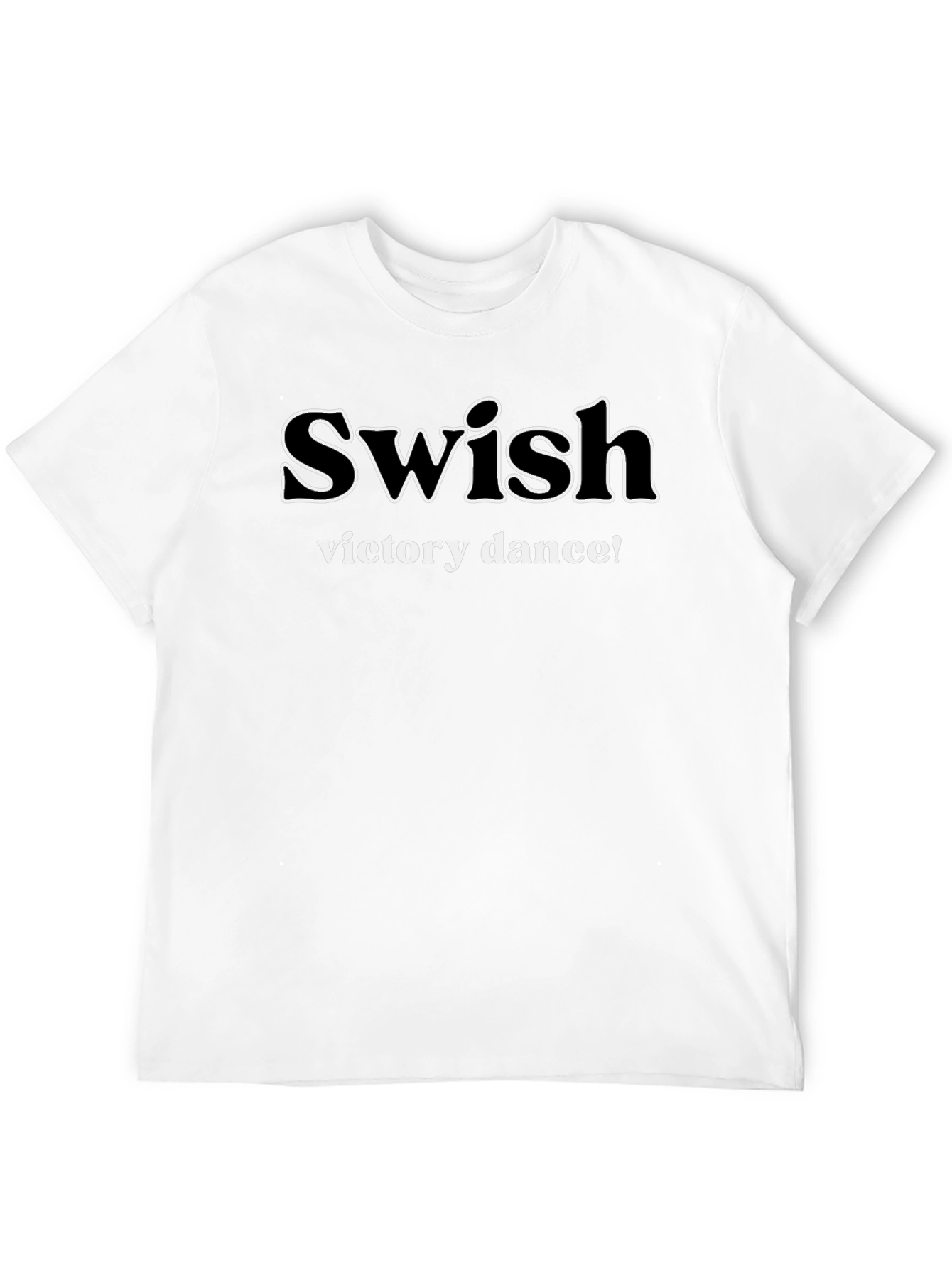 Black Swish Victory Dance Graphic T-Shirt view 12