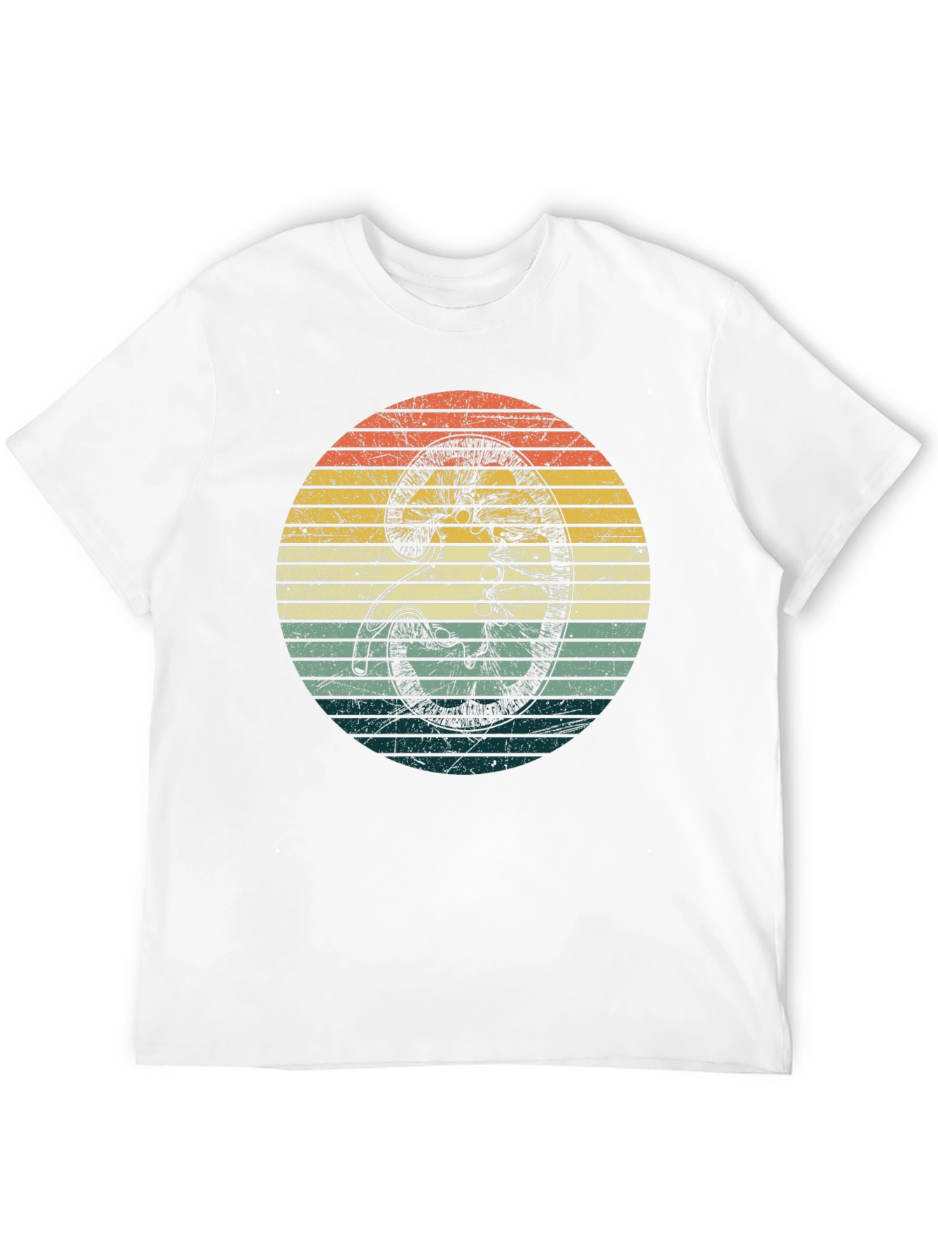 Black Retro Embryo T-Shirt - Vintage Style Tee view 12