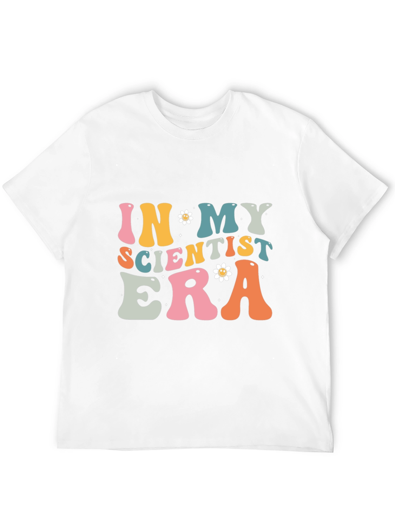 Black In My Scientist Era Black Cotton T-Shirt view 12