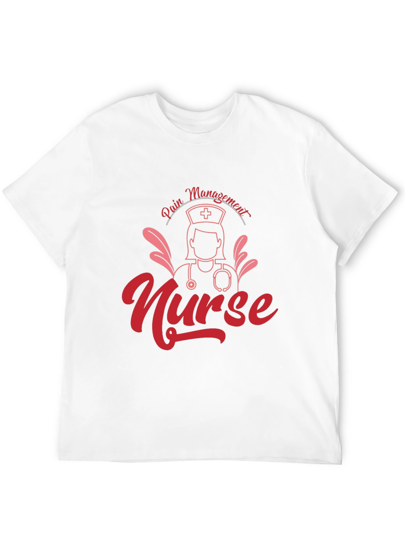 Black Pain Management Nurse T-Shirt view 12
