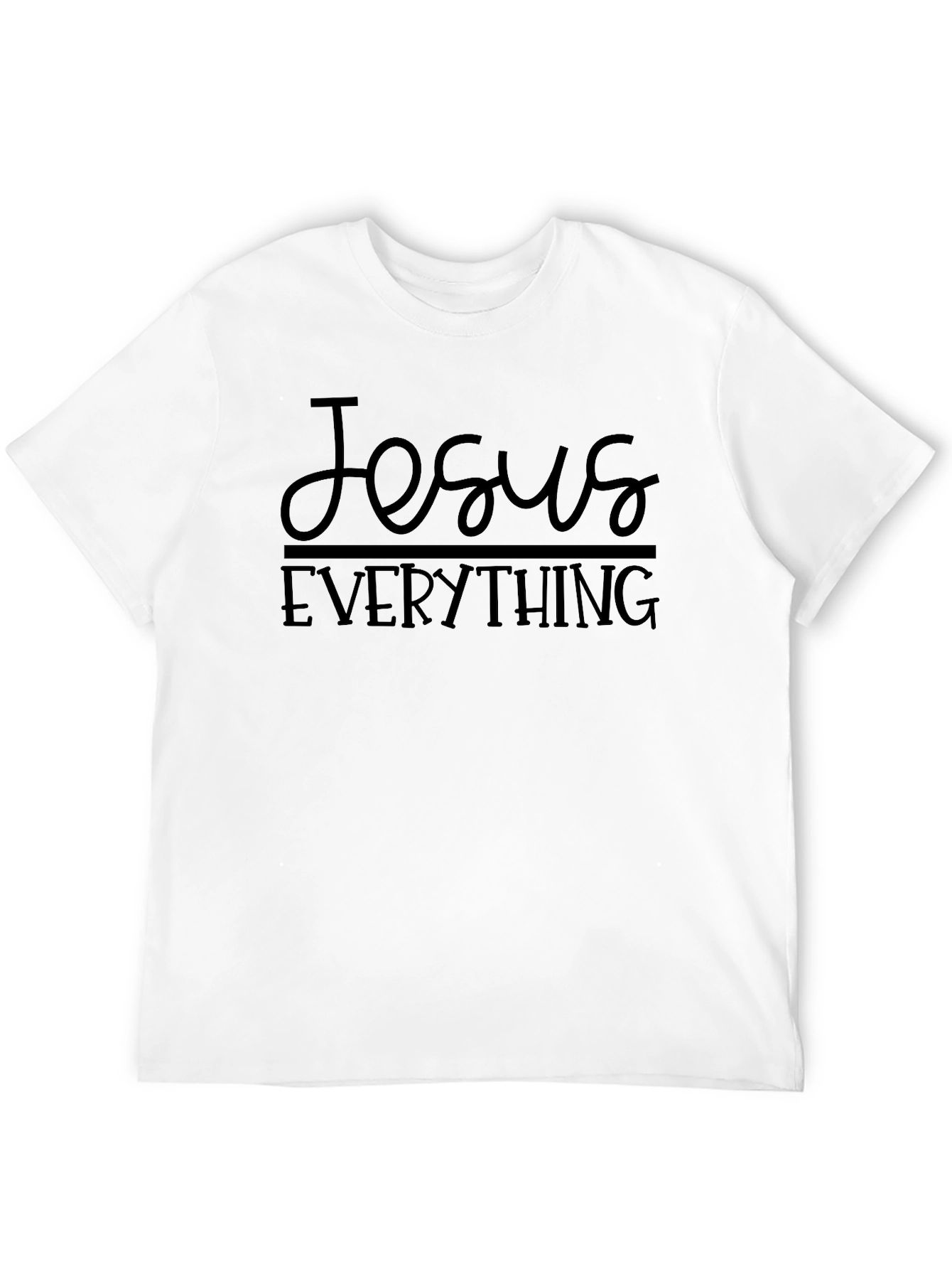 Black Jesus Everything Graphic T-Shirt view 12