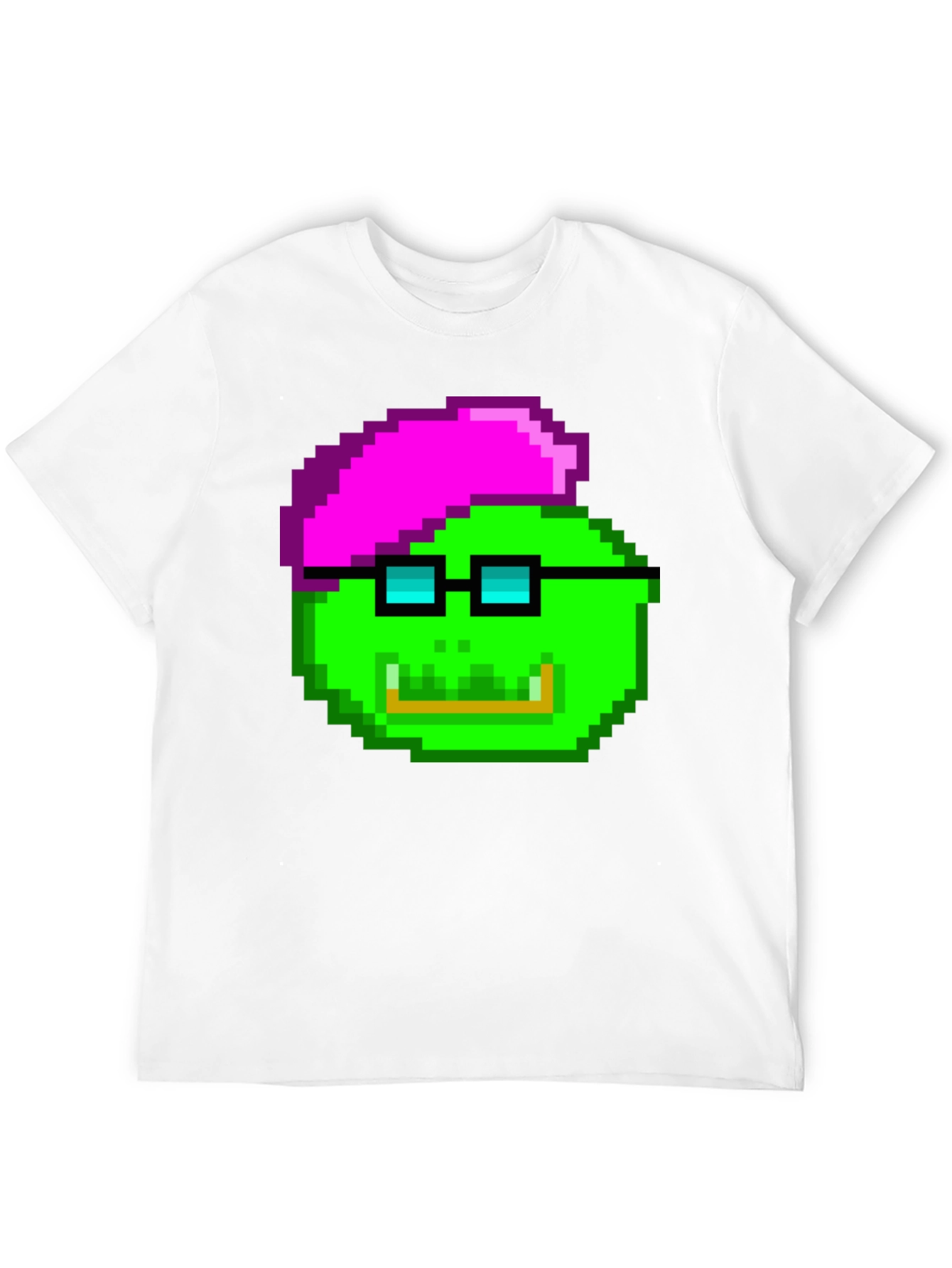 Black Pixel Art T-Shirt - Geek Chic Style view 12