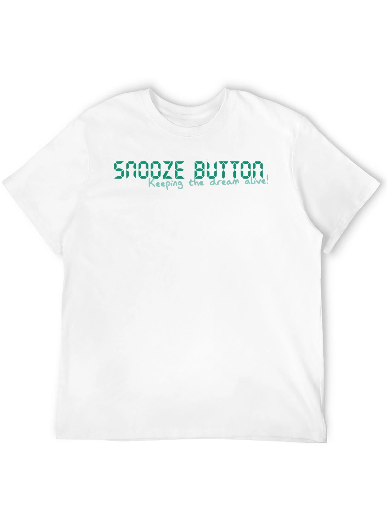 Black Snooze Button Tee - Keep The Dream Alive! view 12