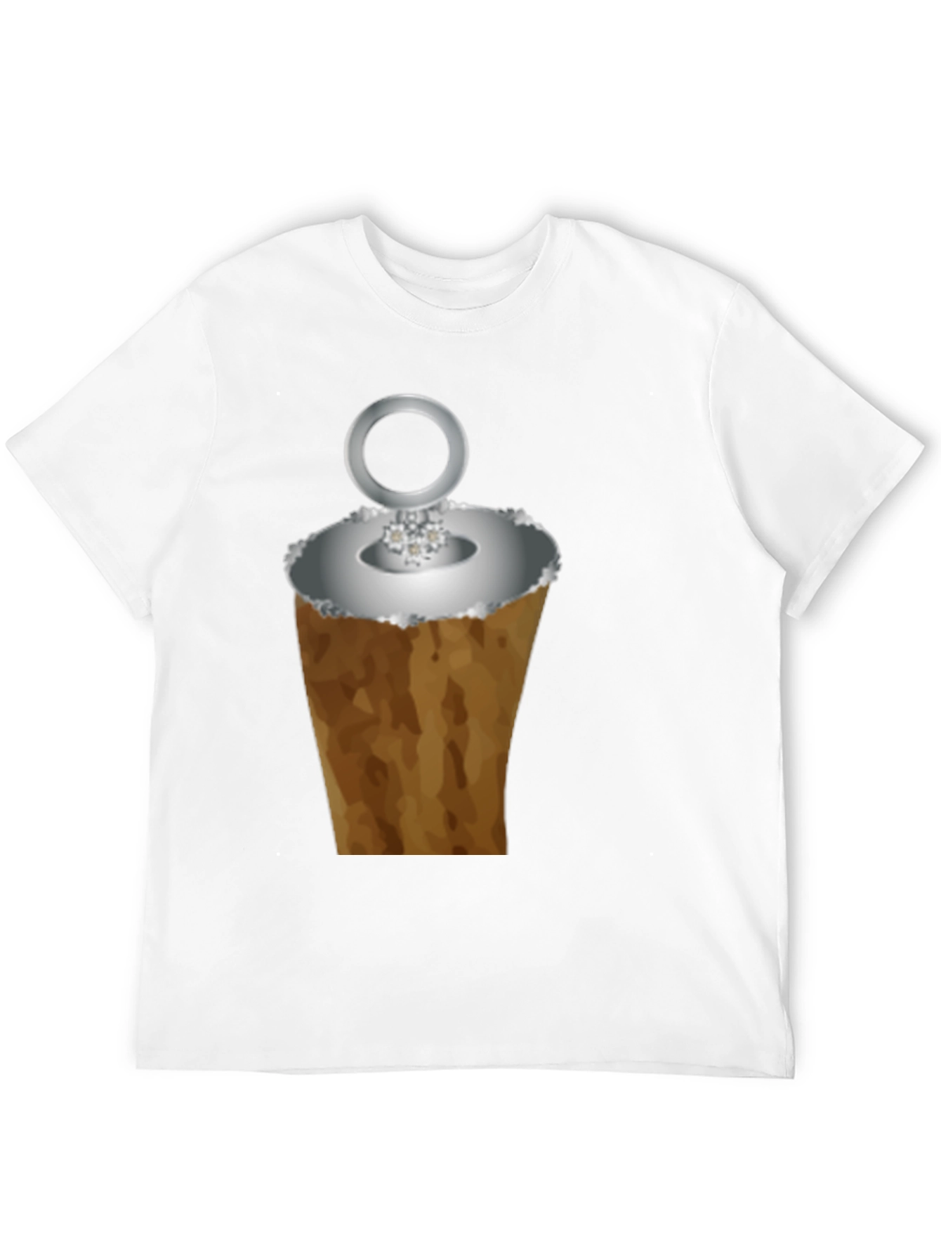 Black Funny Ice Cream Cone Ring Black T-Shirt view 12