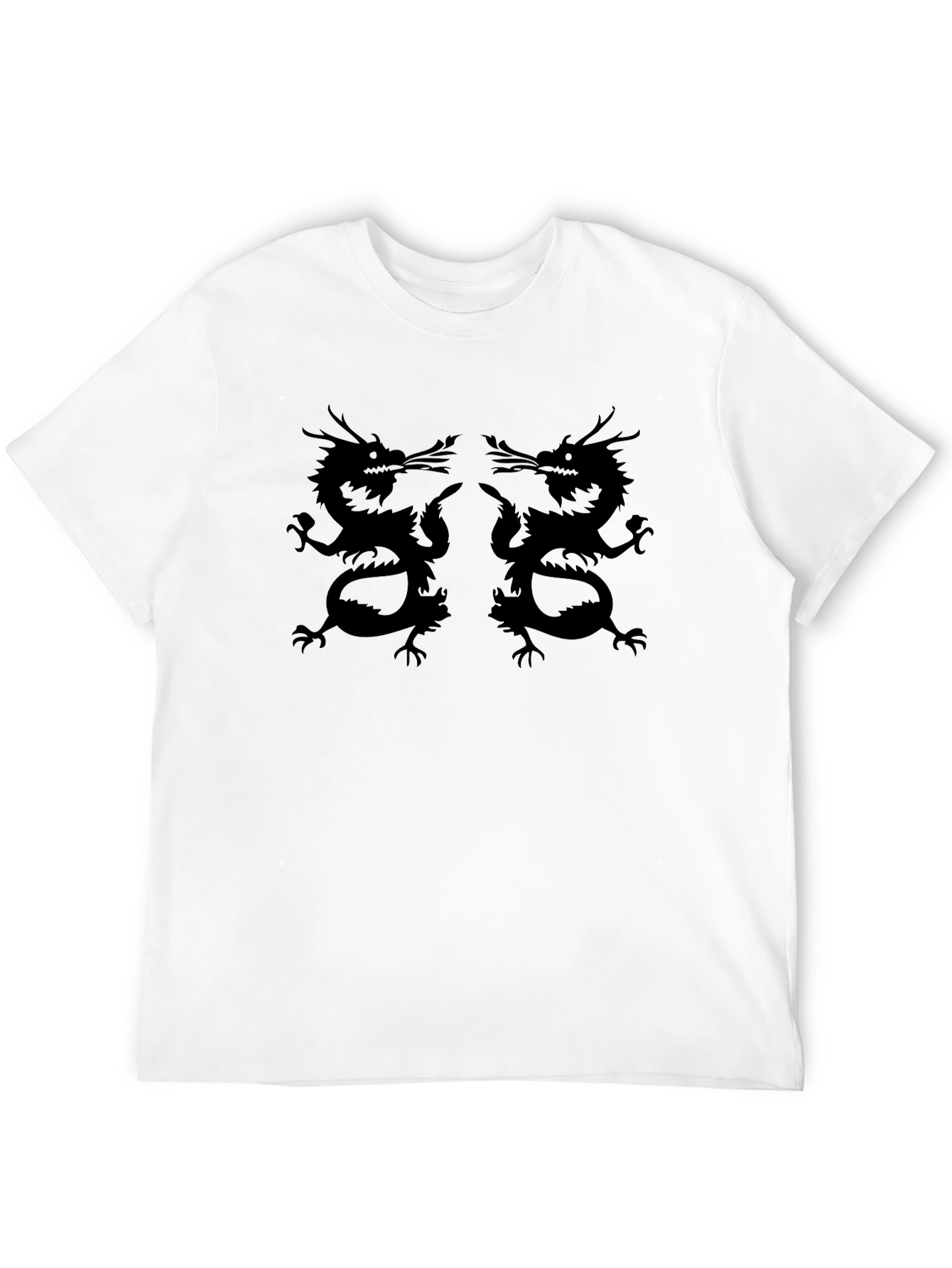 Black Dragon Graphic Print Tee - Black view 12