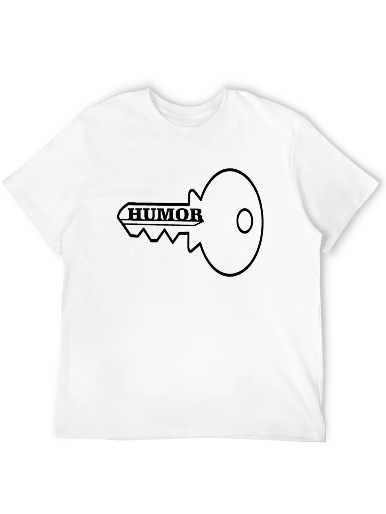 Black Humor Key Graphic Tee - Unlock Your Style! view 12