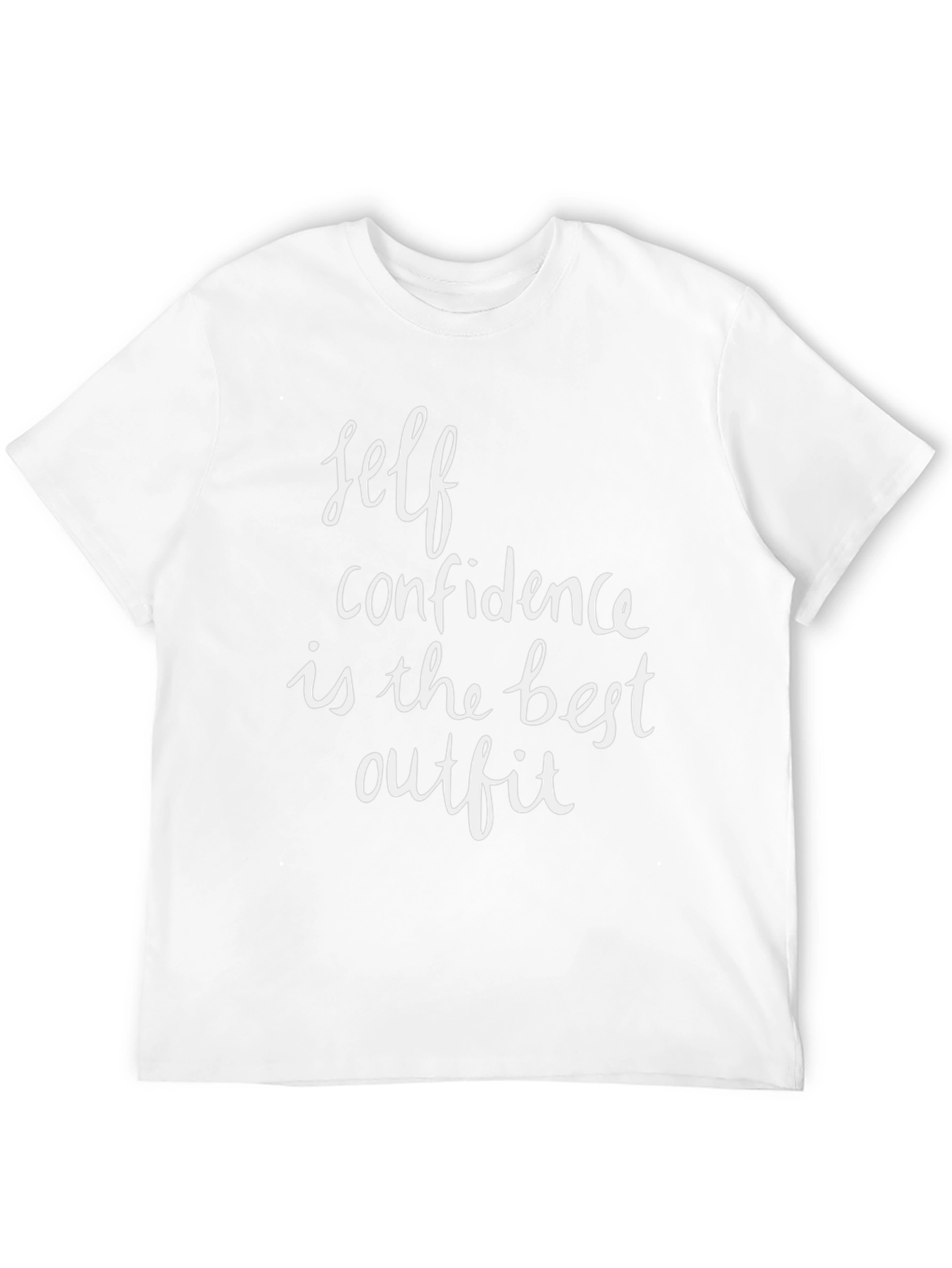 Black Self Confidence Best Outfit T-Shirt view 12