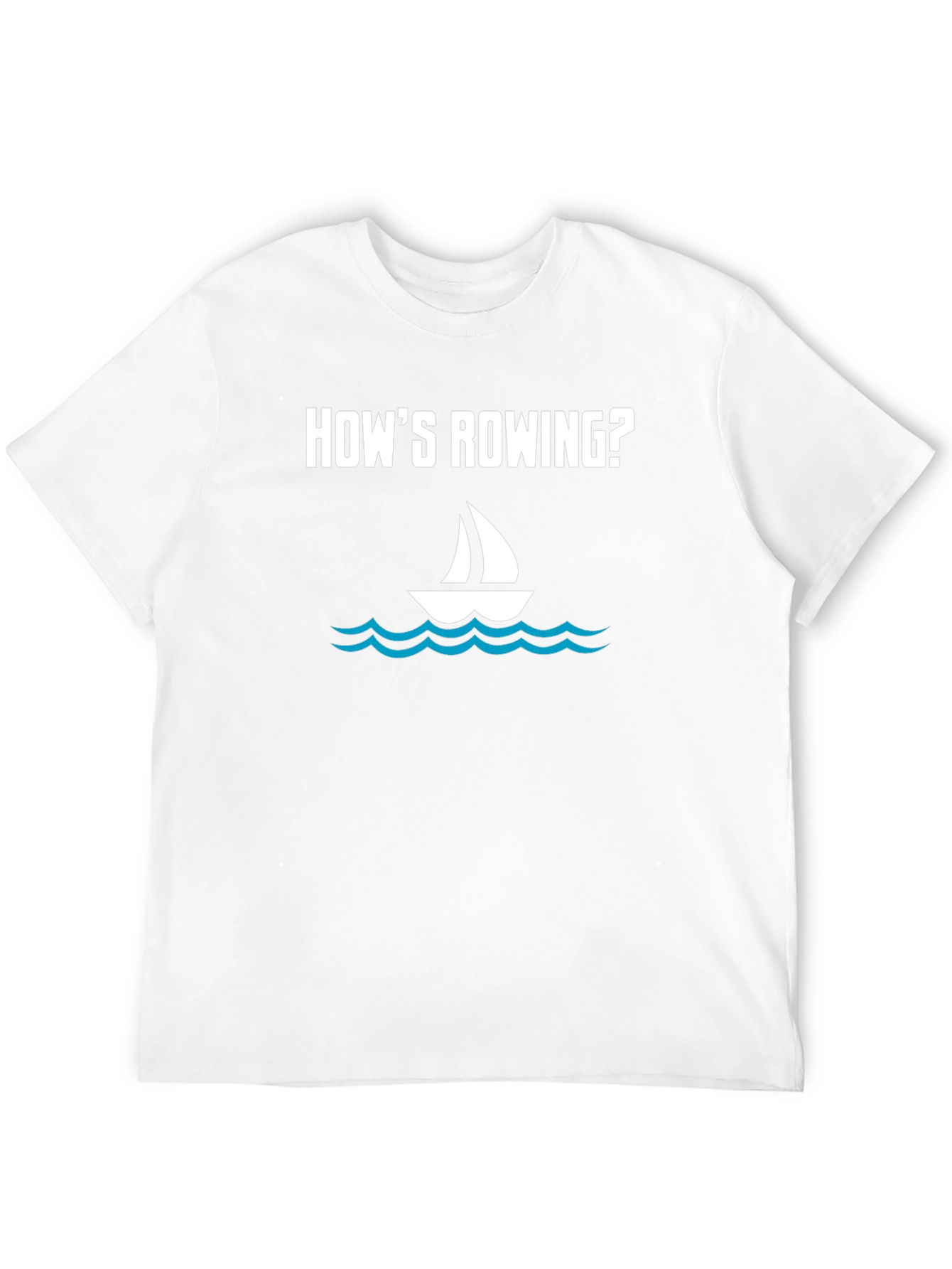 Black How's Rowing? Graphic Tee view 12