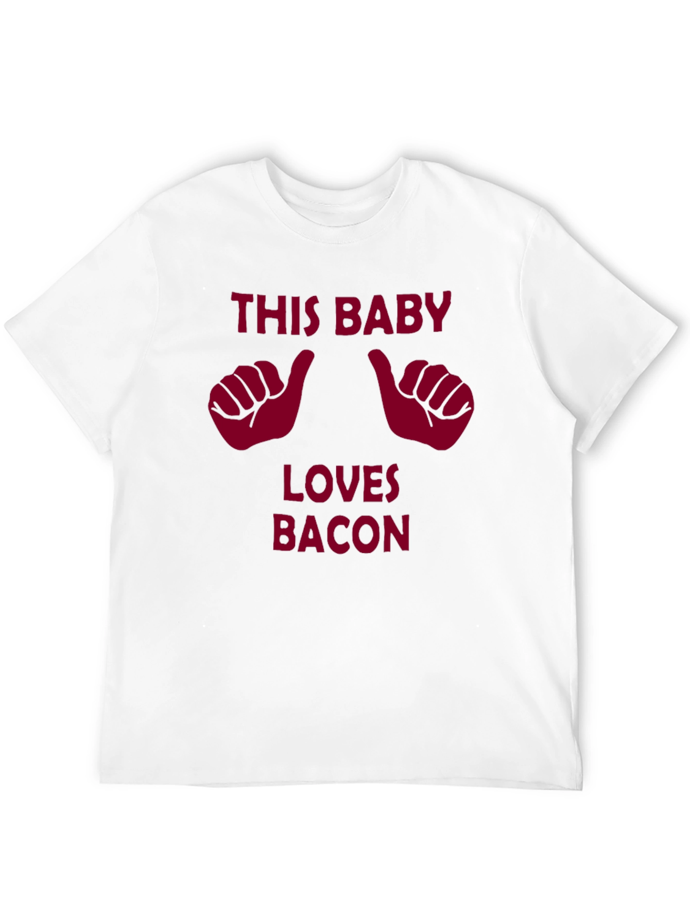 Black This Baby Loves Bacon Graphic Tee view 12