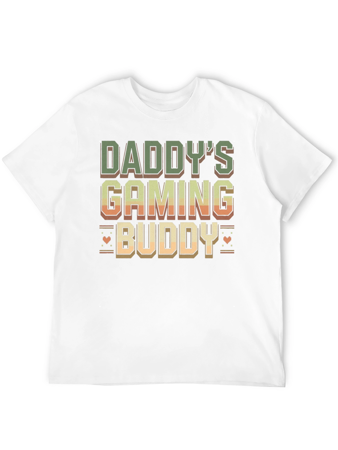 Black Daddy's Gaming Buddy T-Shirt view 12