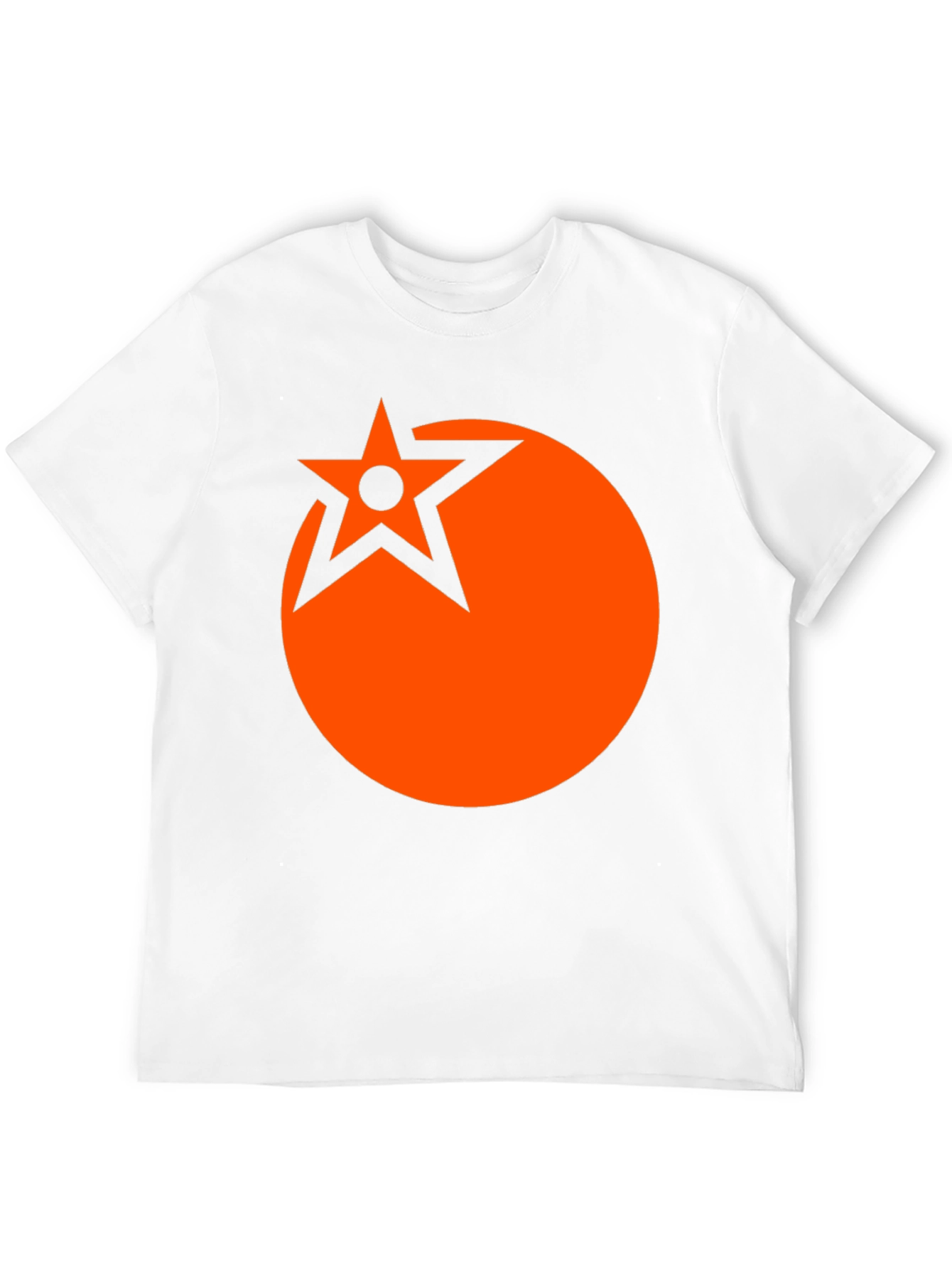 Black Star Circle Graphic Tee - Bold Statement Shirt view 12