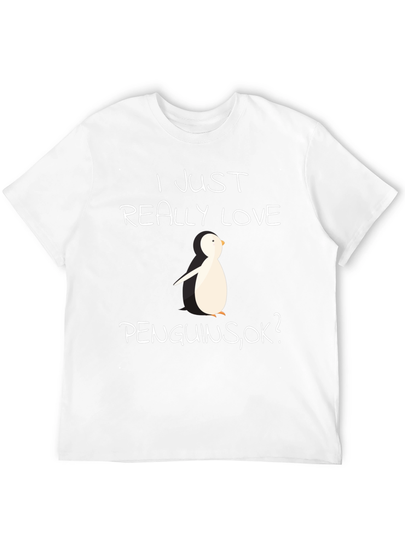 Black Penguin Lover T-Shirt - I Just Really Love Penguins view 12