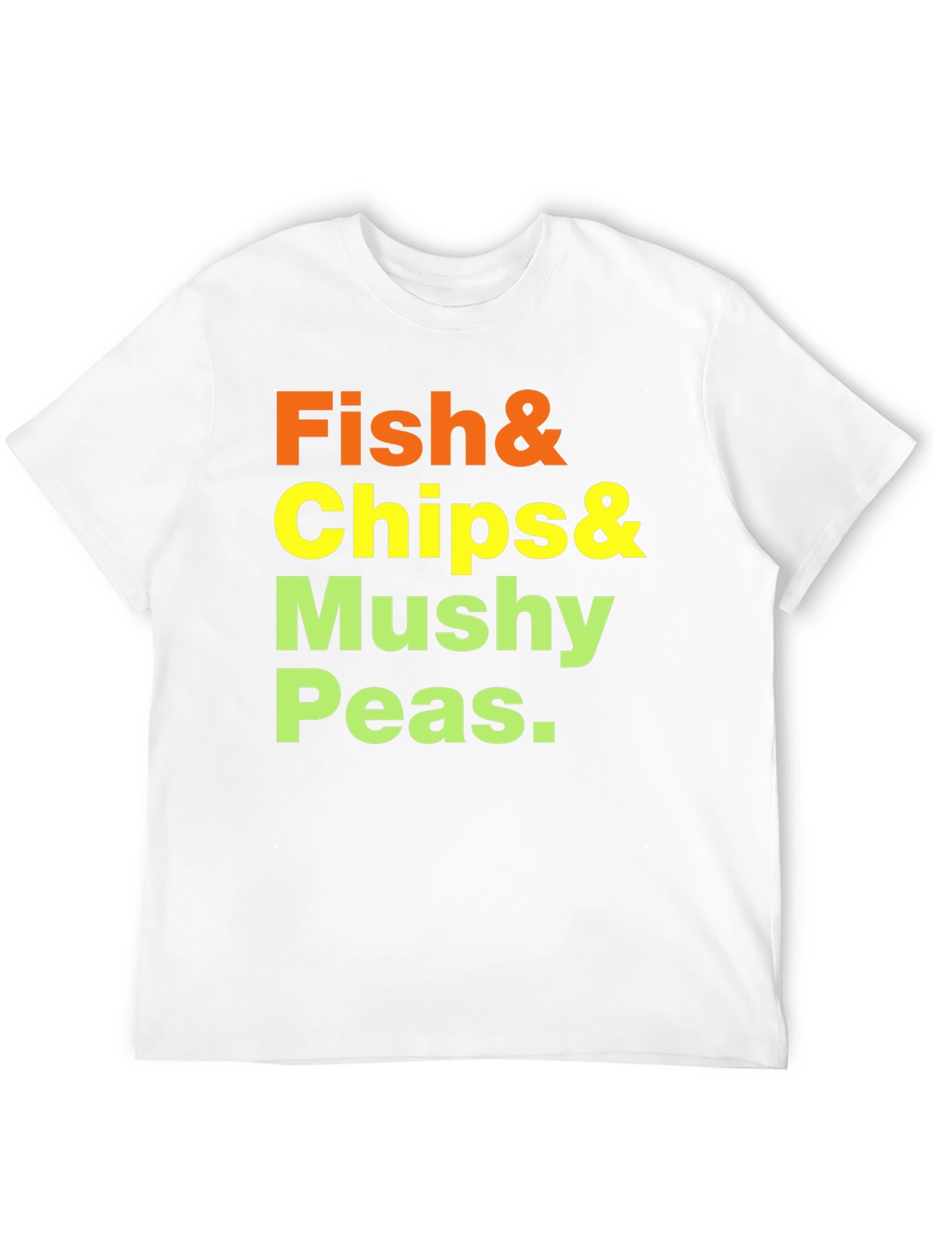 Fish & Chips T-Shirt - Classic Food Tee - 12