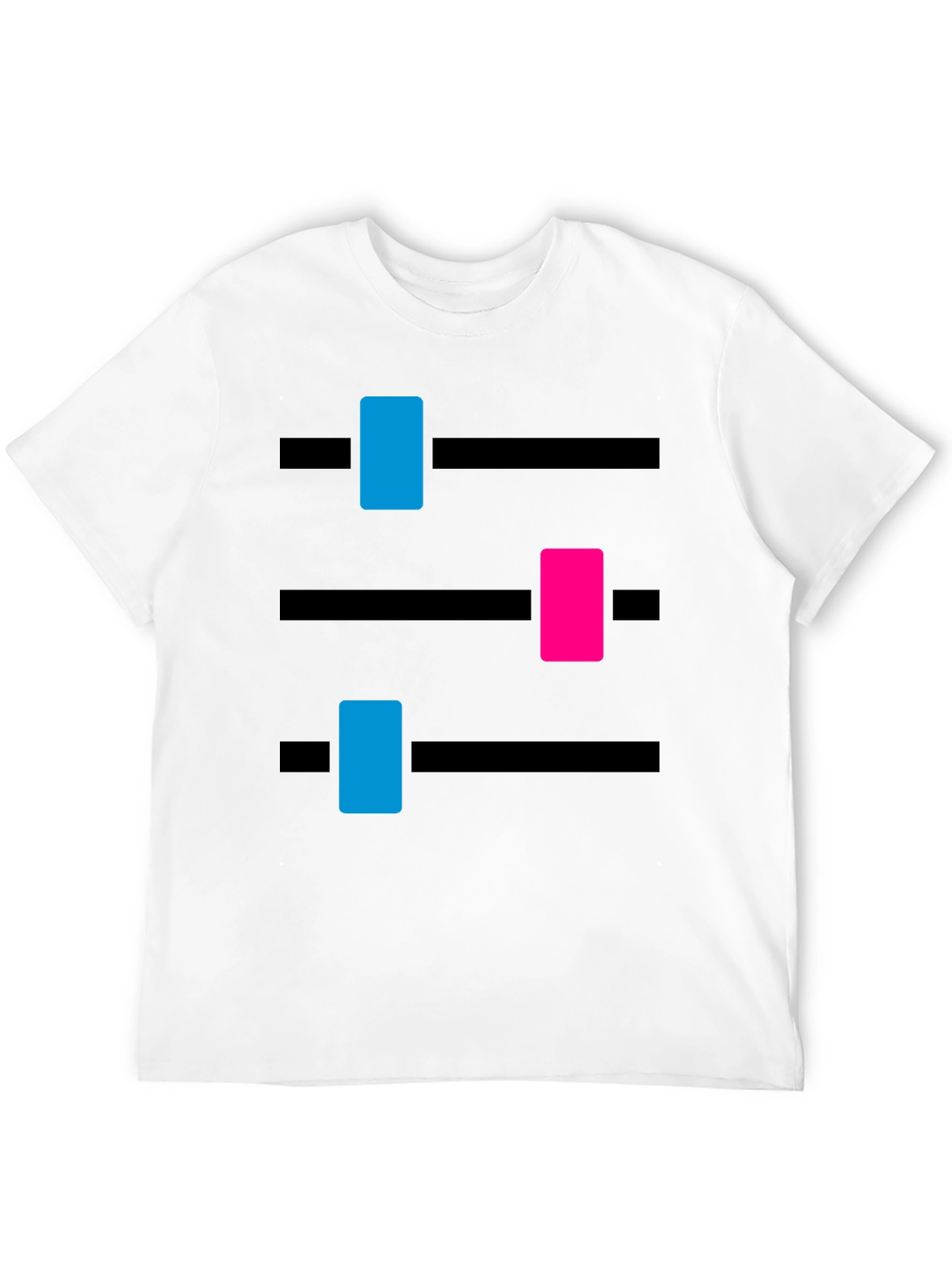 Black DJ Mixer Graphic Tee - Black Cotton Blend view 12