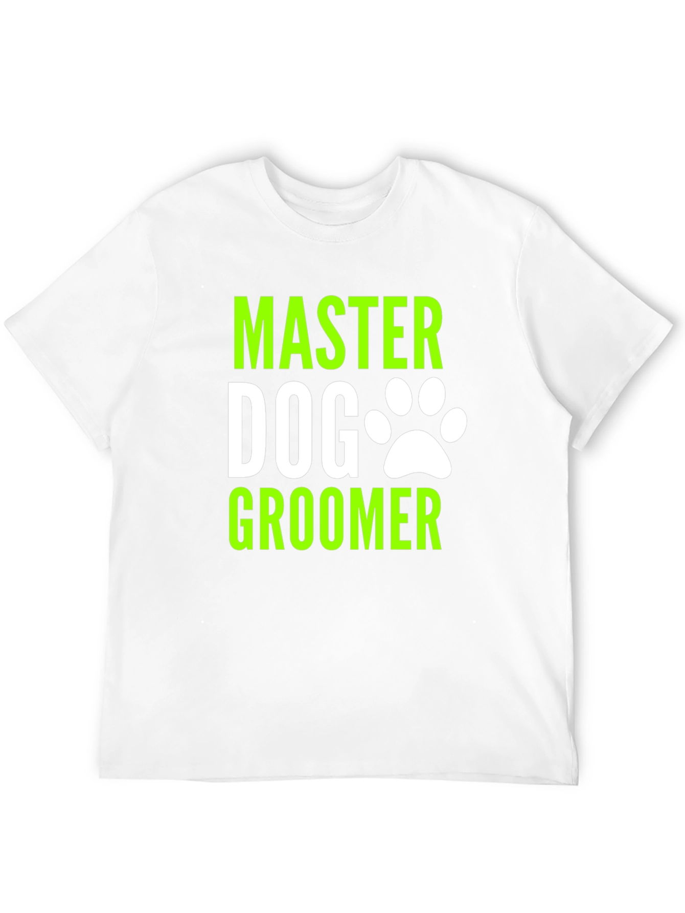 Black Master Dog Groomer Graphic T-Shirt view 12