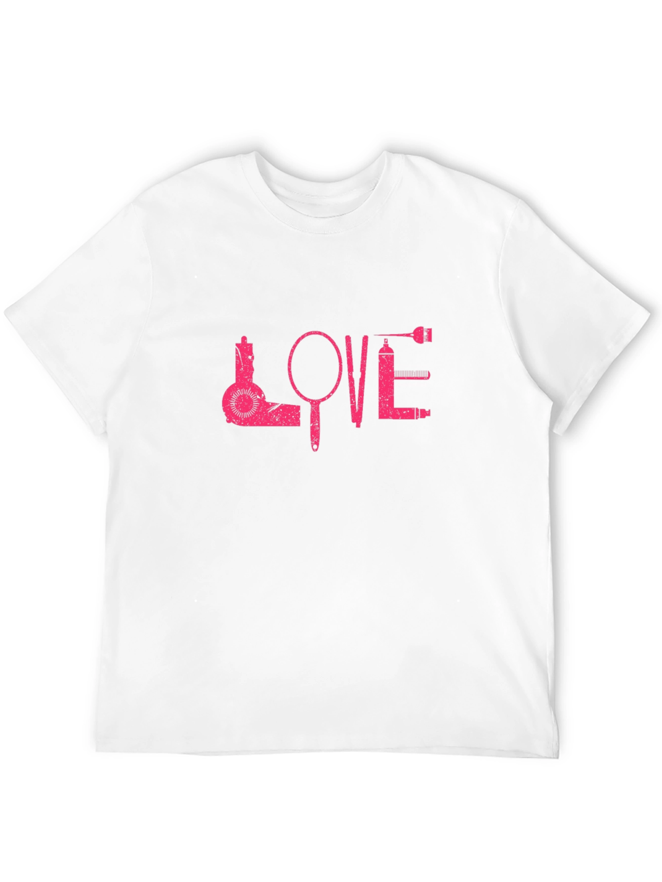 Black Love Hair Stylist Graphic Tee view 12