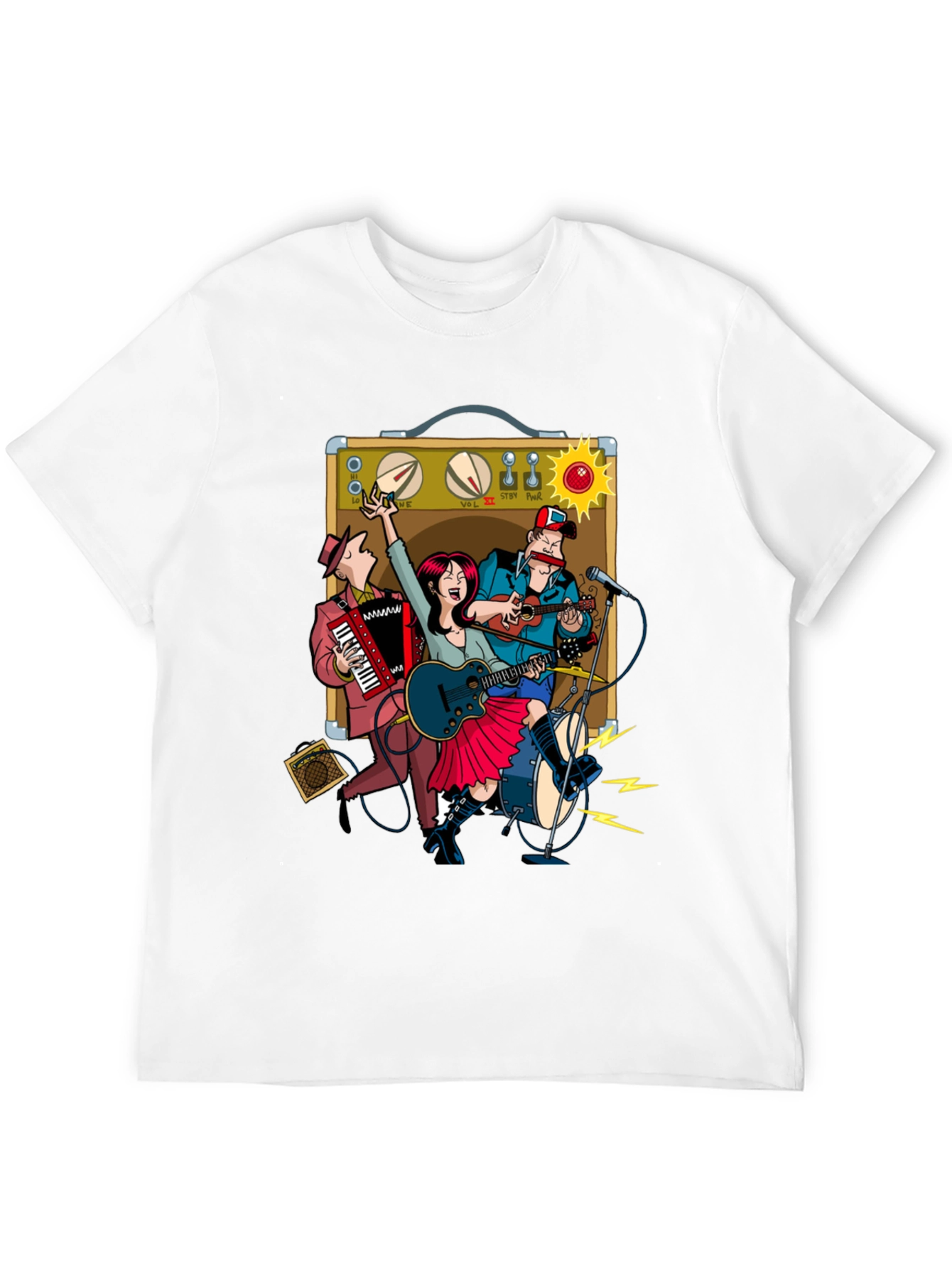 Black Band Graphic T-Shirt view 12