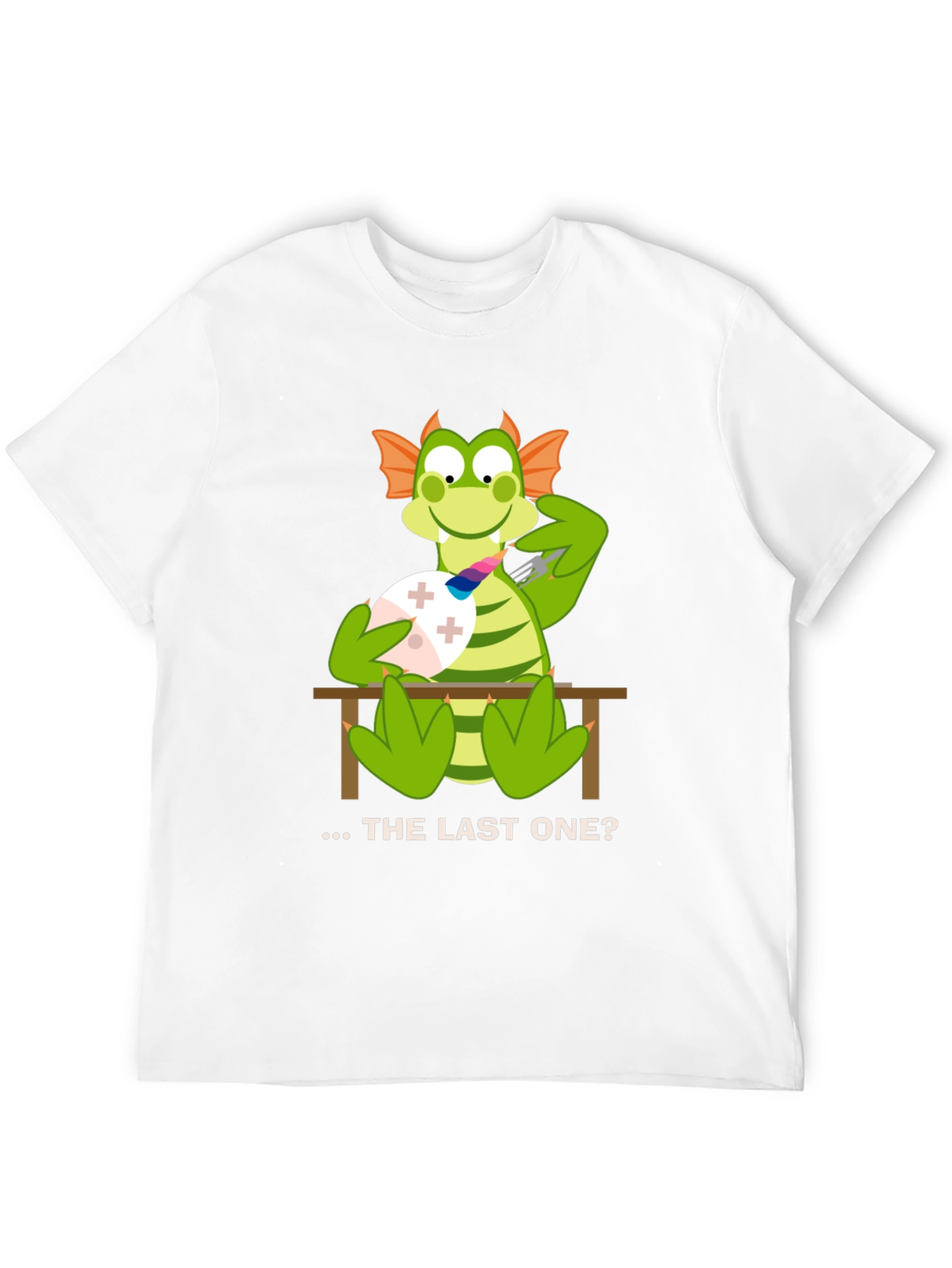 Black Dragon Eating Last Egg T-Shirt view 12