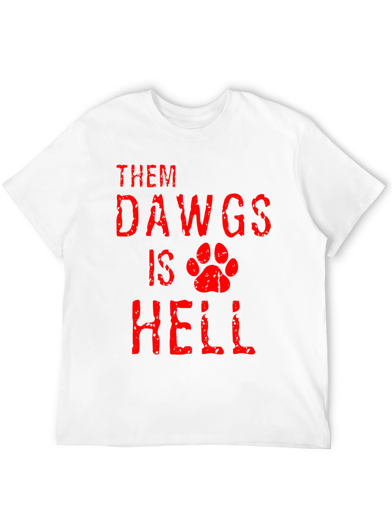 Black Them Dawgs Is Hell T-Shirt view 12