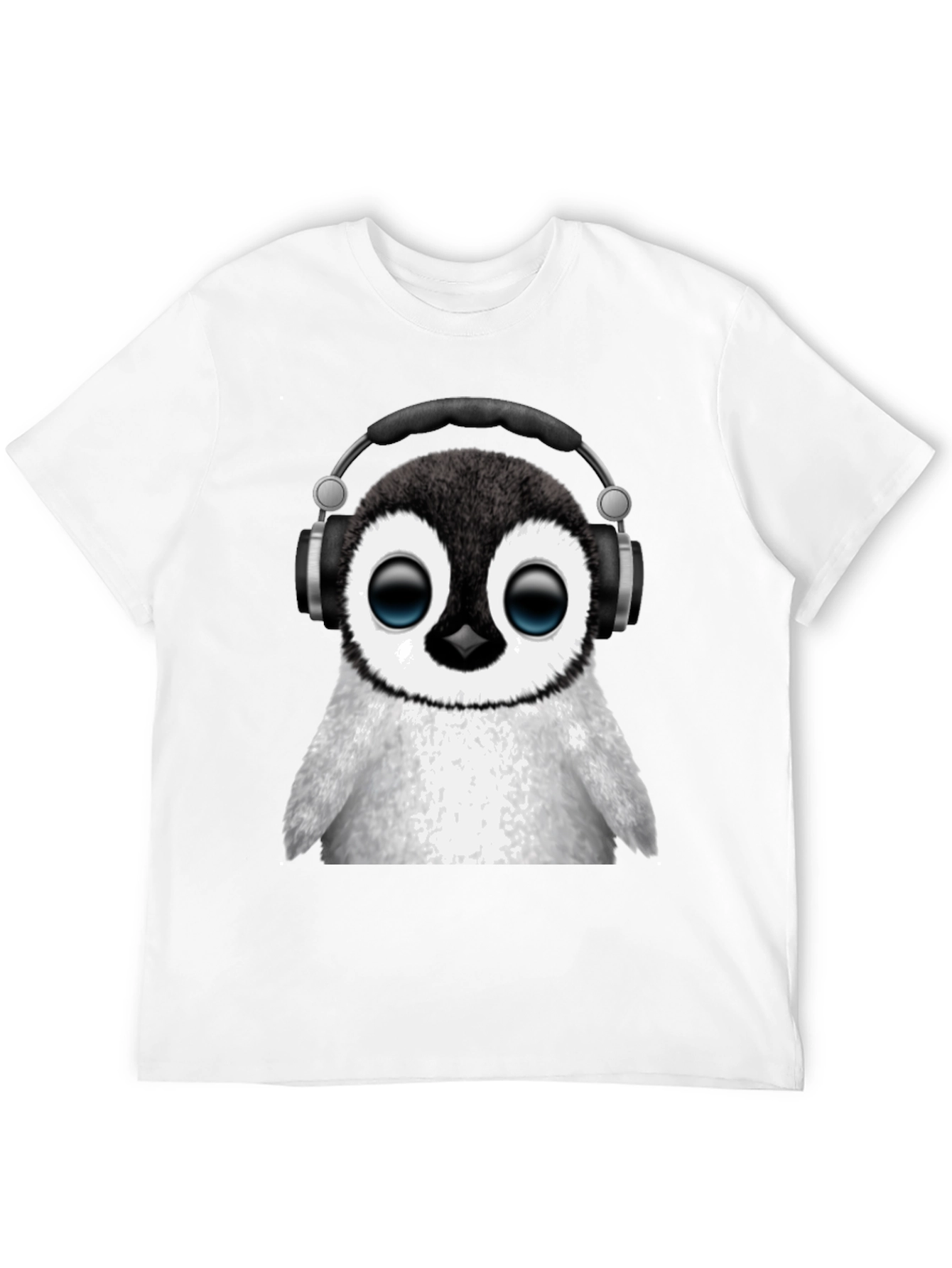 Black Penguin Headphone Graphic Tee view 12
