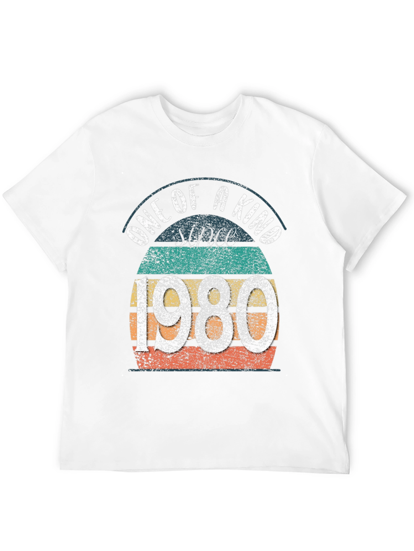 Black One of a Kind Since 1980 T-Shirt view 12